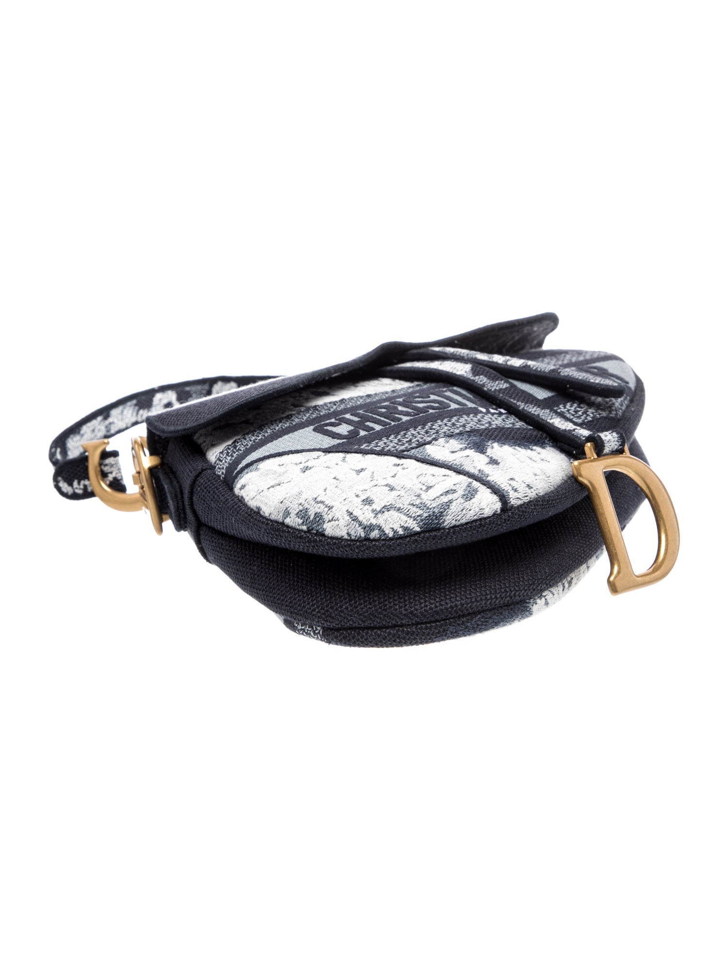 Christian Dior Canvas Saddle - Blue Shoulder Bags, Handbags