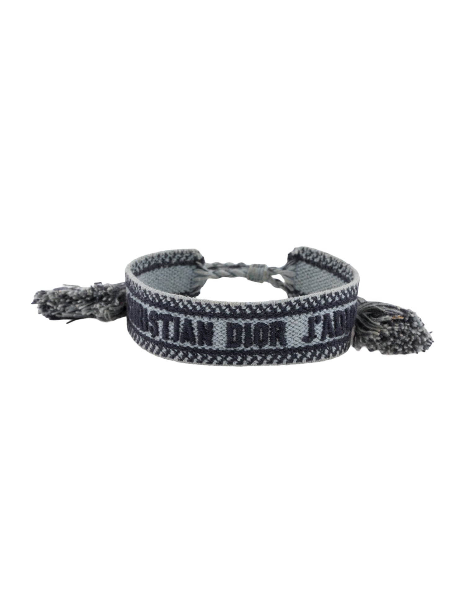 Christian Dior Thread & Cotton Friendship Wrap Bracelet