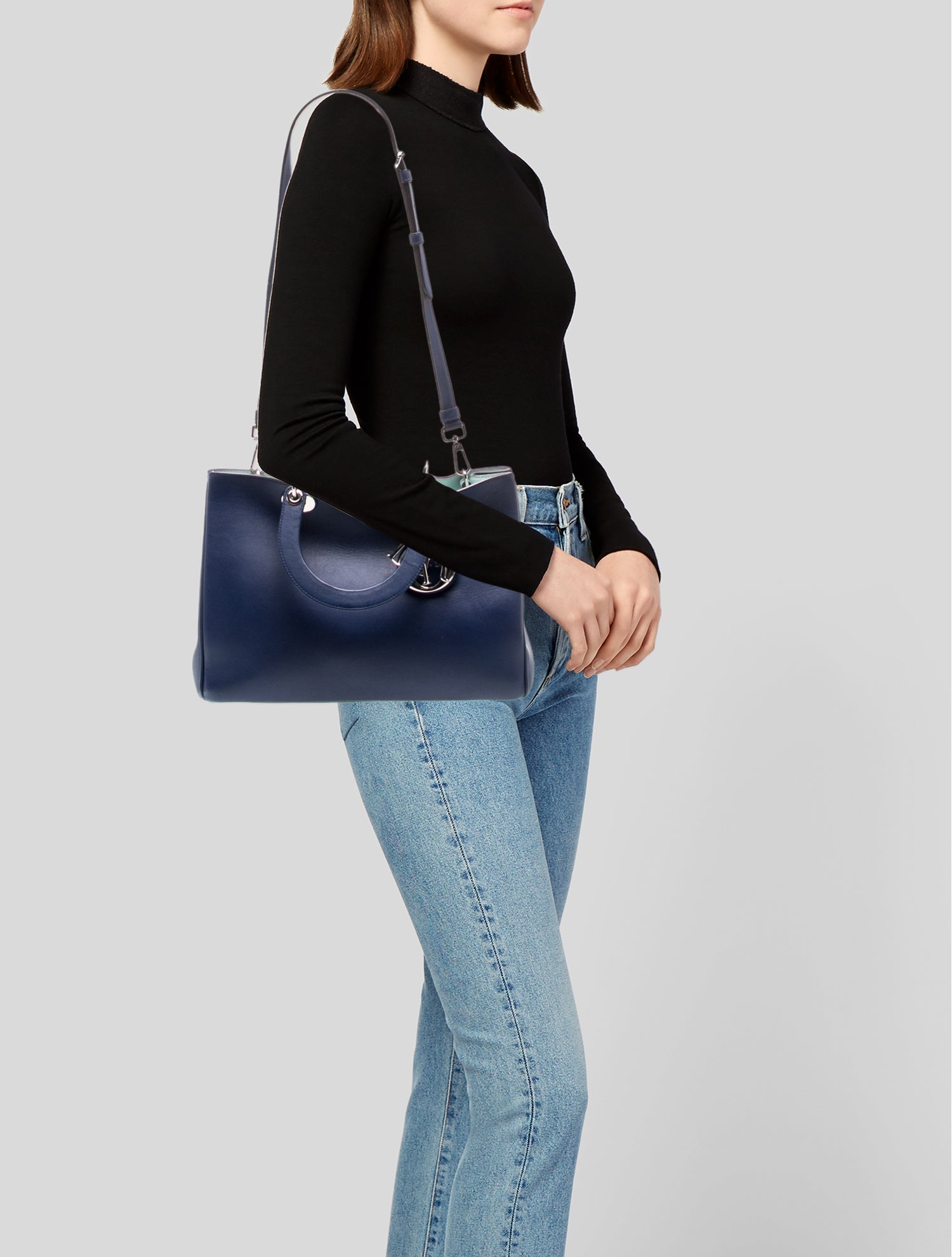 Christian Dior x Jamilla Okubo Mini Lady Dior Art Bag - Blue