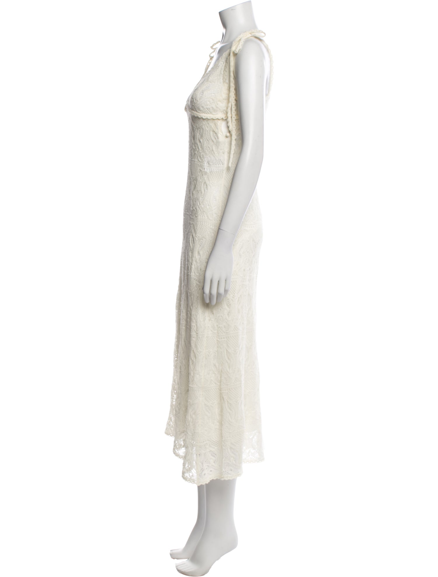 christian dior midi dress Christian Dior Pre-Owned 1980s shirred-waist Pleated Midi Dress | Brown