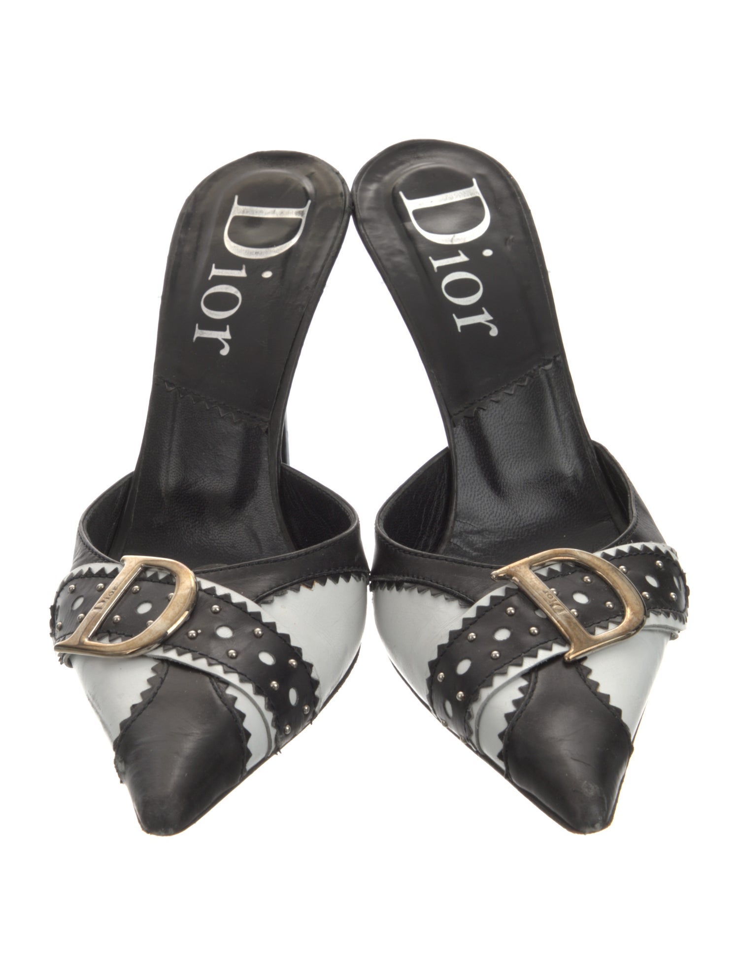 良品 Dior ミュール ブラック トロッター 金具 DIORISSIMO 35 Dior Diorissimo On Sale - Up To 90% Off | The RealReal