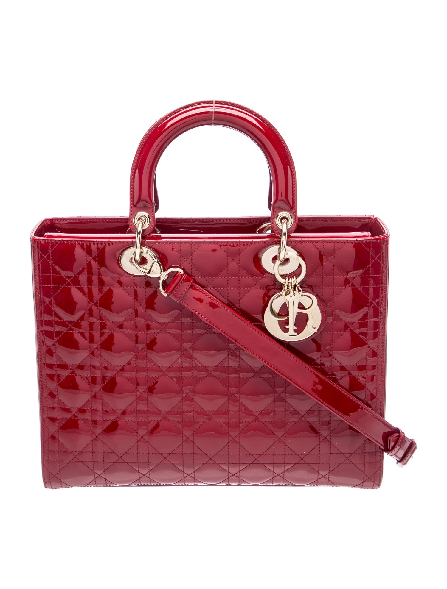 Christian Dior x David Wiseman Lady Dior Bag - Gold Handle Bags