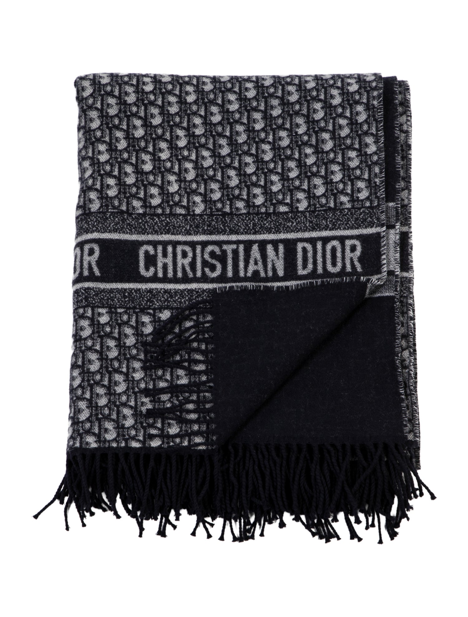Christian Dior Oblique Throw Blanket