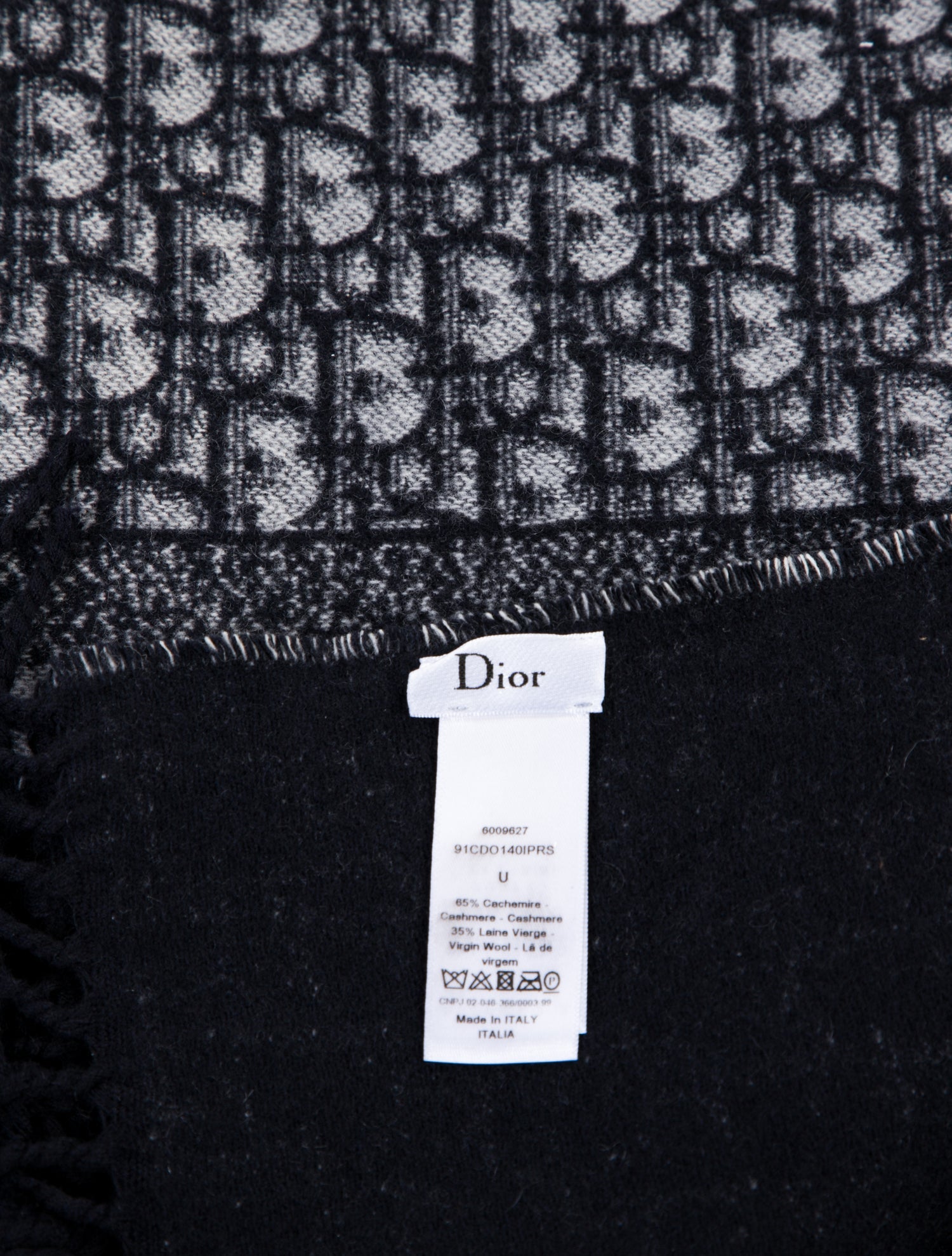 Christian Dior Oblique Throw Blanket