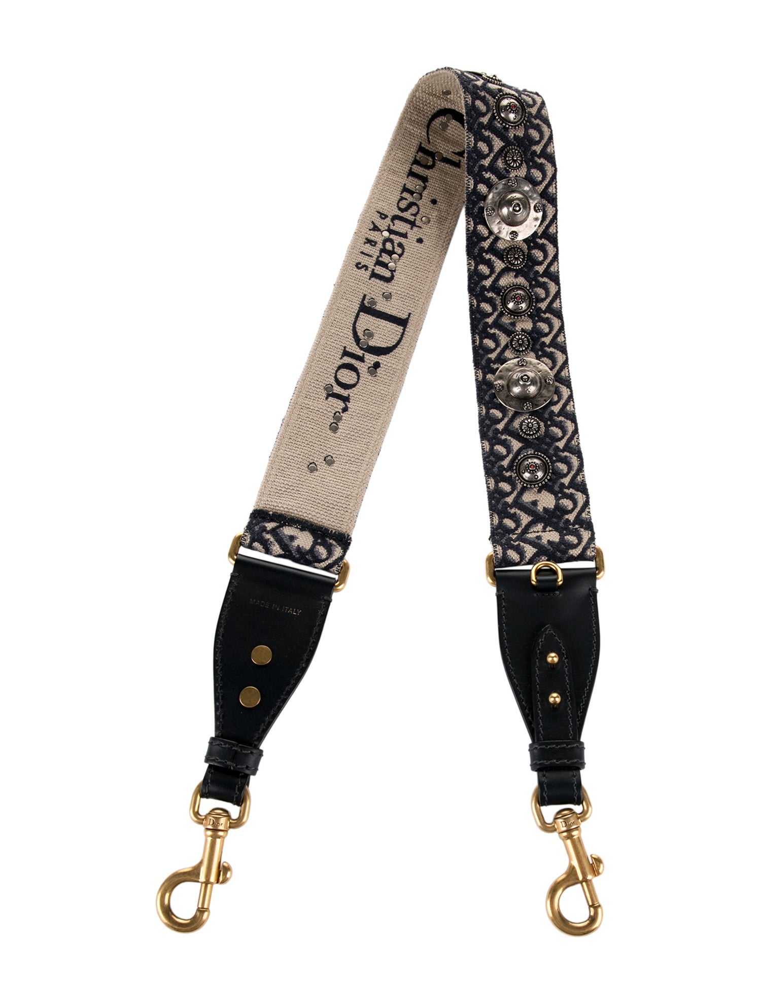 Christian Dior Camera Bag Strap - Black Bag Accessories