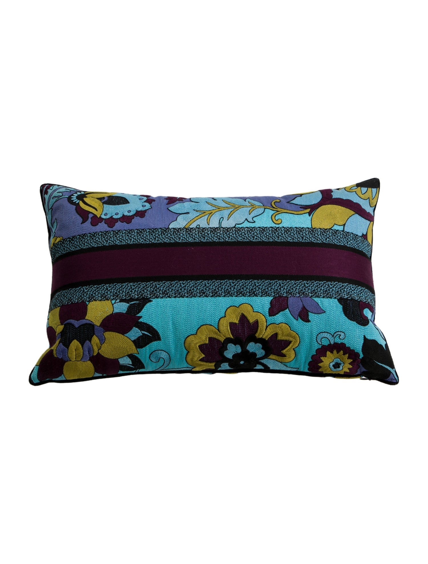 Christian Dior Jardin Indien Rectangular Throw Pillow