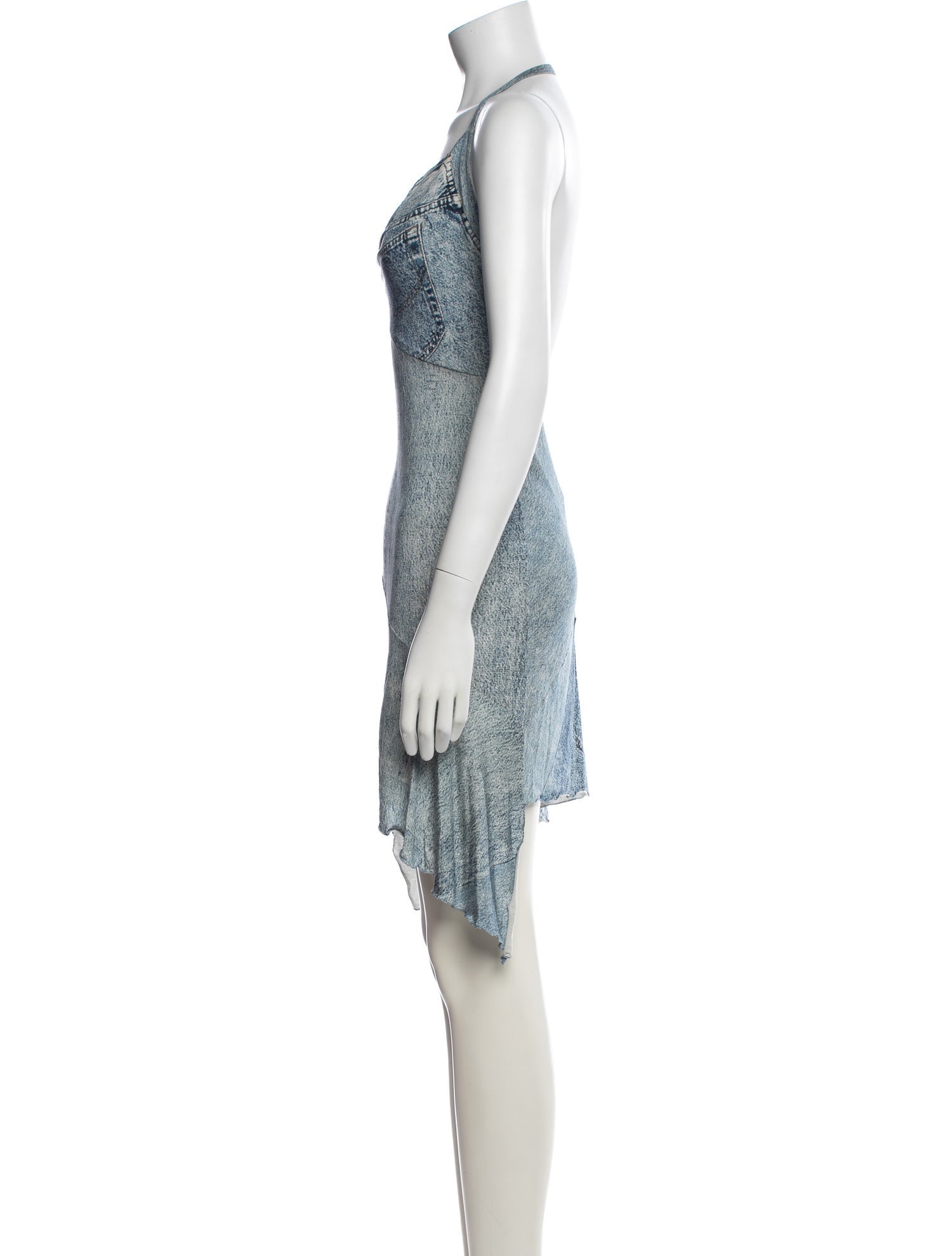Christian Dior Vintage 2000 Trompe-L'œil Mini Dress
