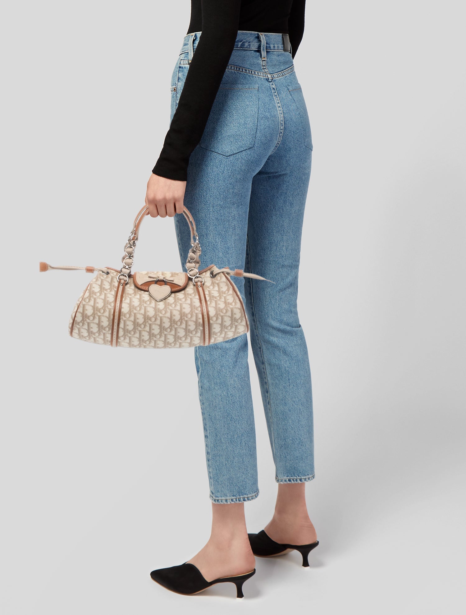 Cult Gaia Lumen Tasseled Tortoiseshell Acrylic Shoulder Bag