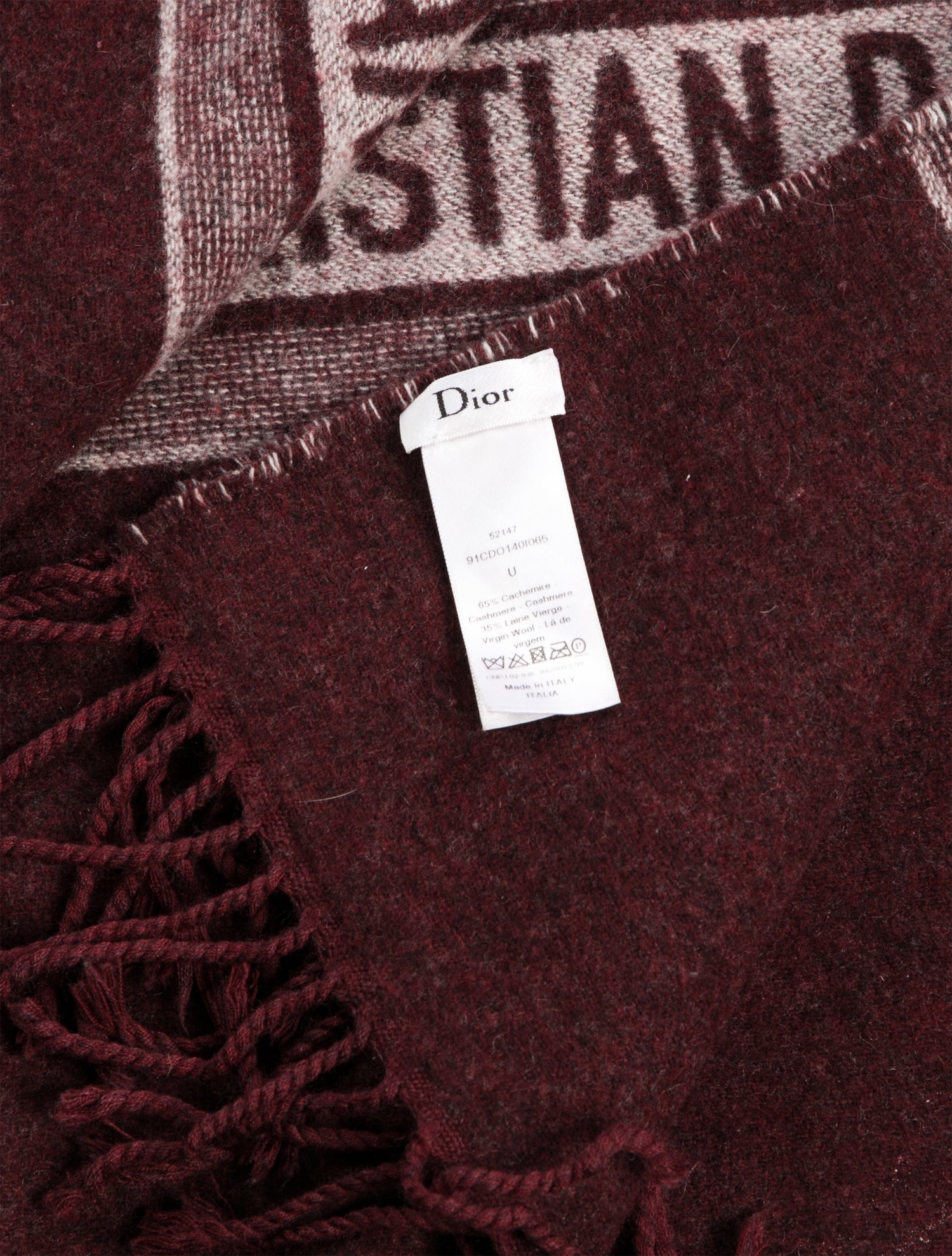 Christian Dior Oblique Throw Blanket