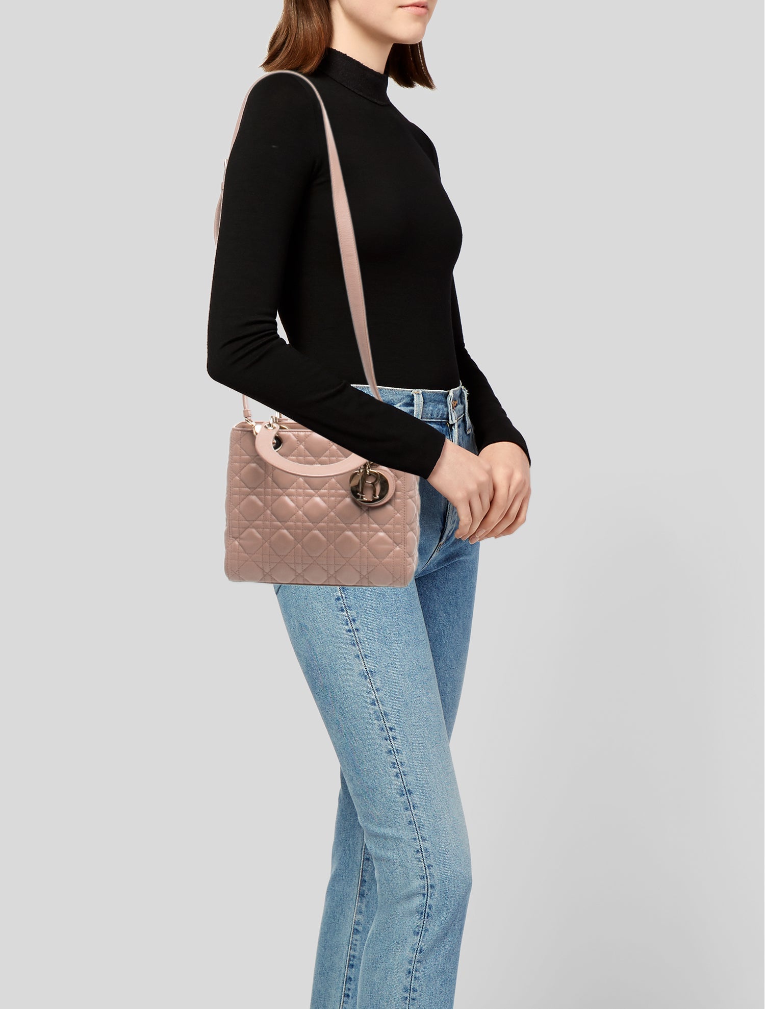Christian Dior x David Wiseman Lady Dior Bag - Gold Handle Bags