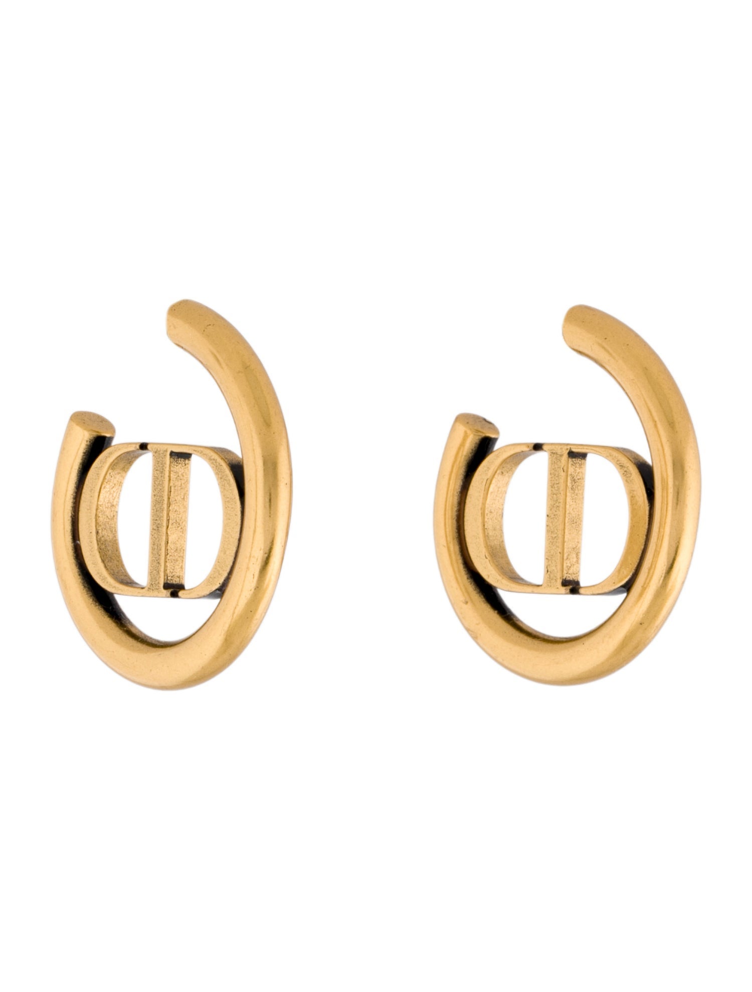 Christian Dior 30 Montaigne Hoop Earrings