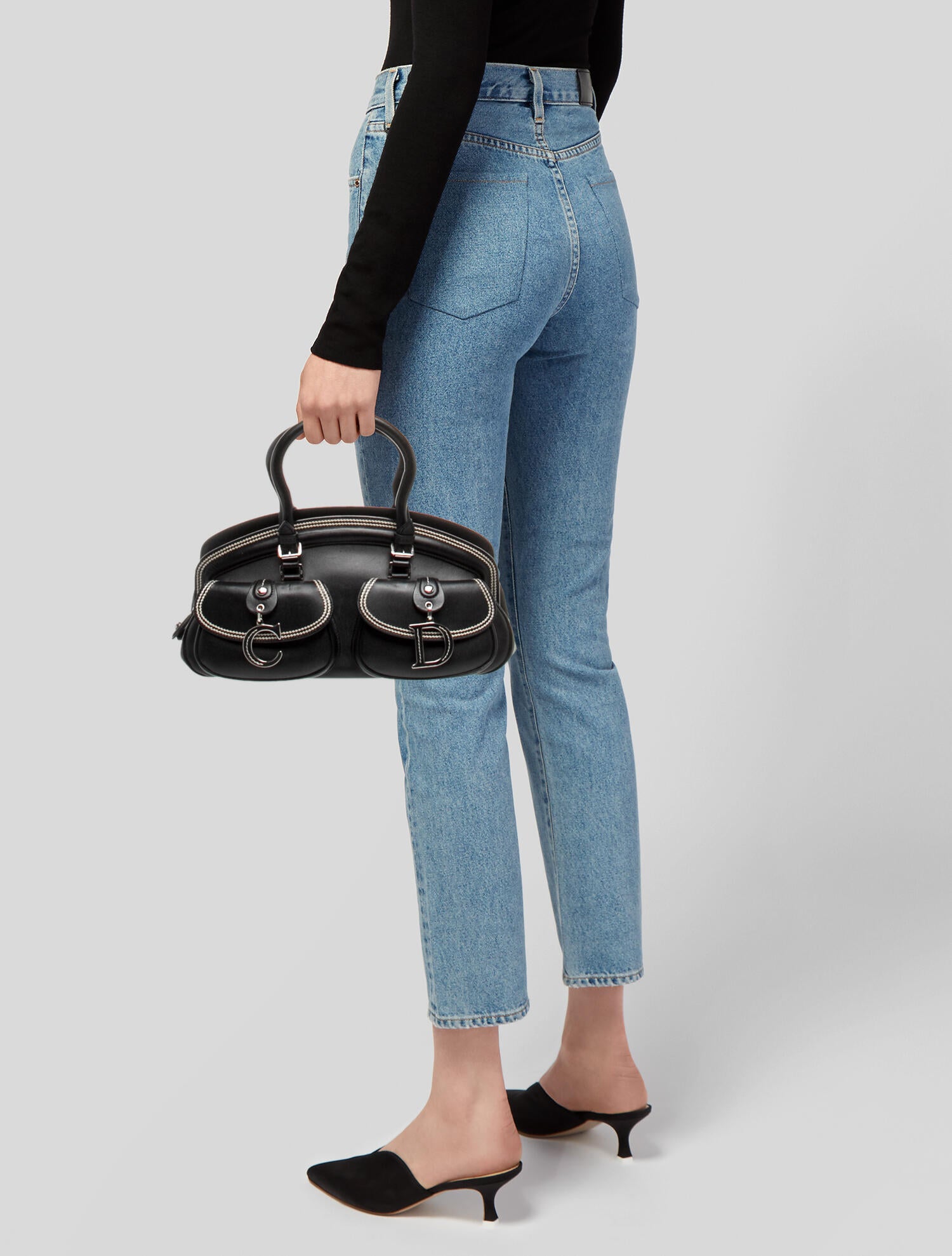 Christian Dior Astrakhan Le Trente Bag - Neutrals Handle Bags