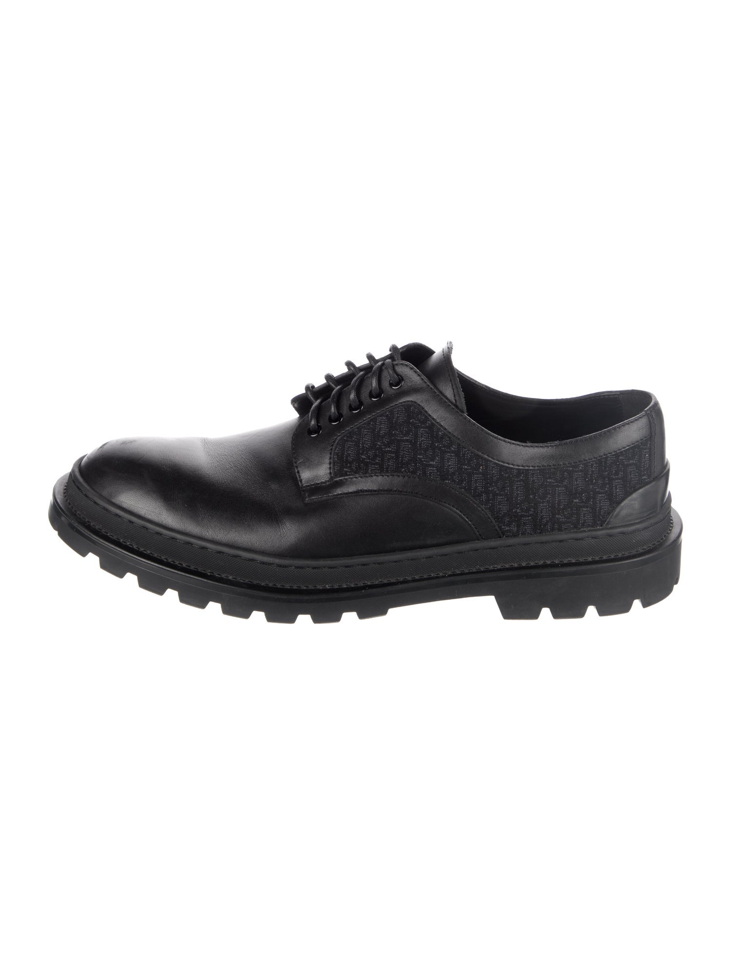 DIOR MEN Leather Derby Shoes