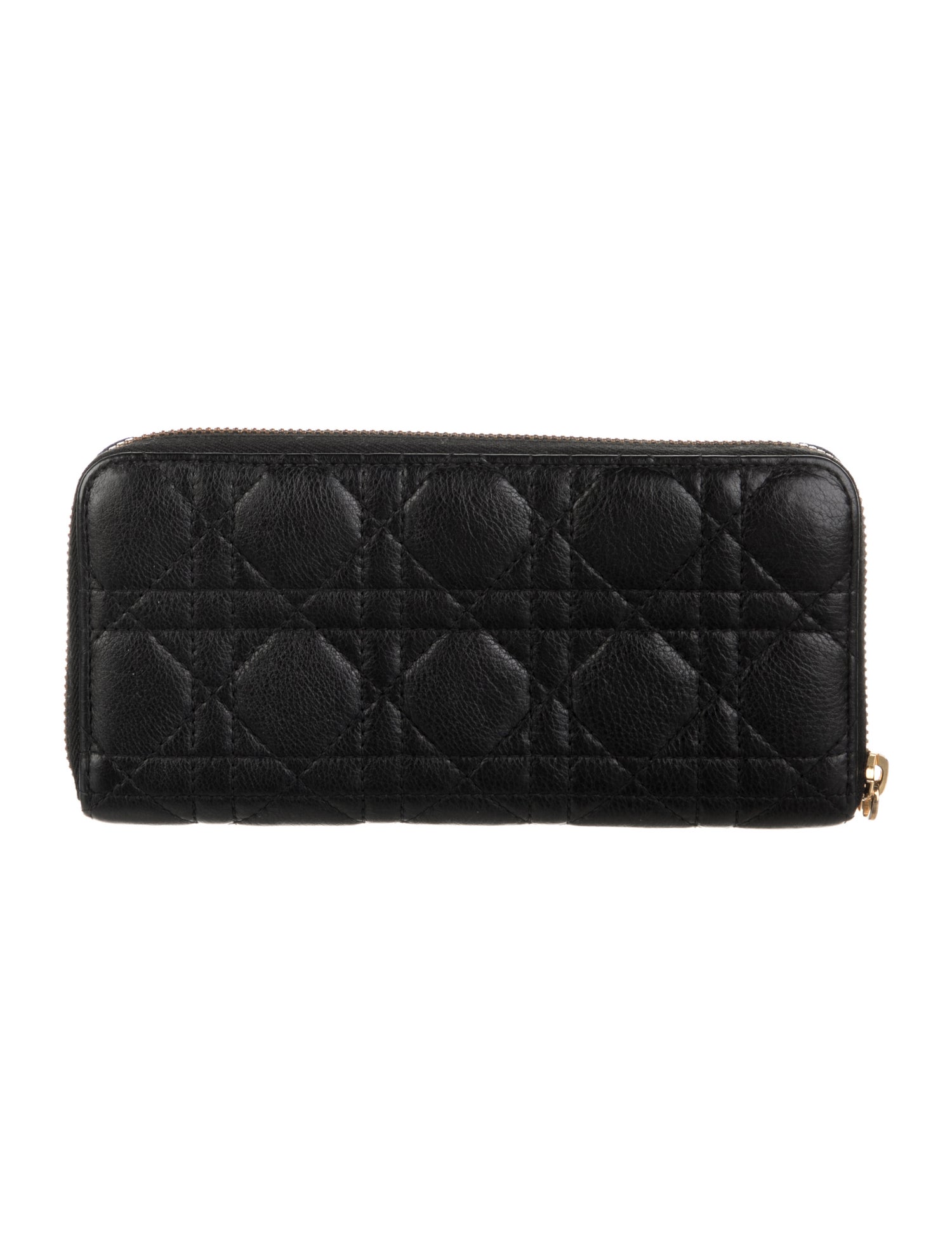 Christian Dior 2021 Cannage Pattern Continental Wallet