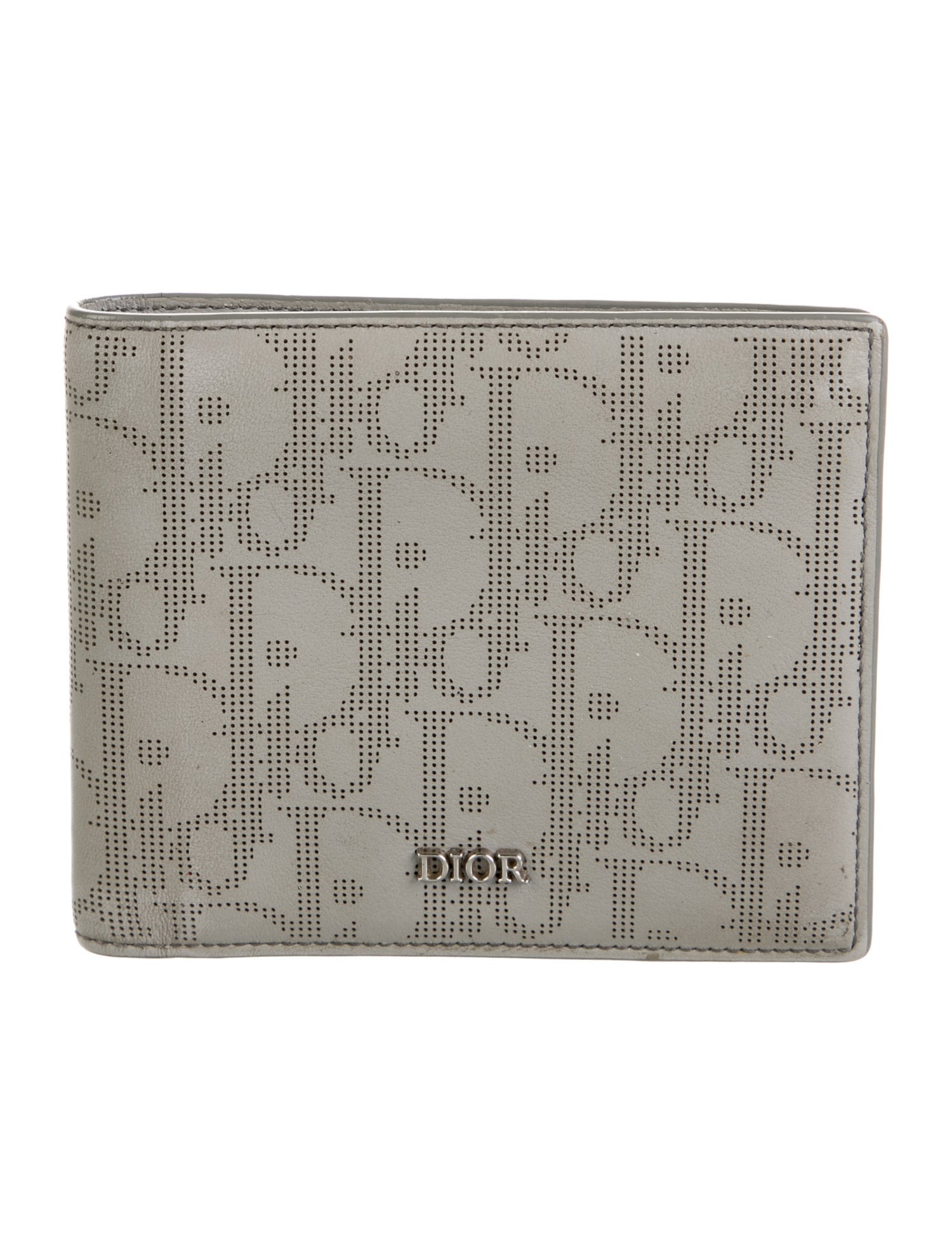 DIOR MEN 2021 Oblique Jacquard Bifold Wallet