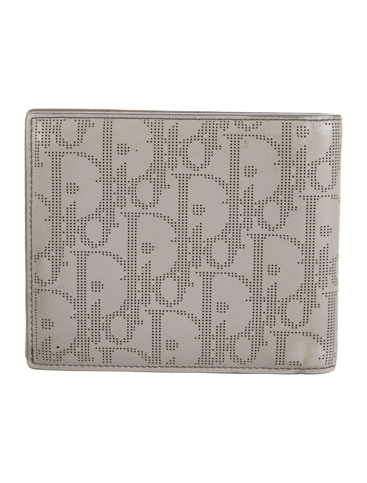 DIOR MEN 2021 Oblique Jacquard Bifold Wallet