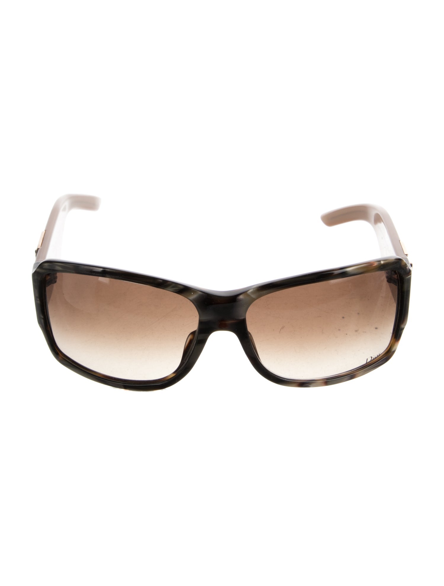 小物 DIOR FLORAL SHIELD SUNGLASSES rim less Christian Dior Mini Motard Shield Sunglasses - Green Sunglasses