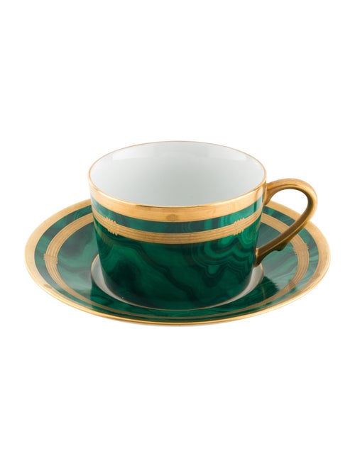 Christian Dior 4-Piece Gaudron Malachite Place Setting