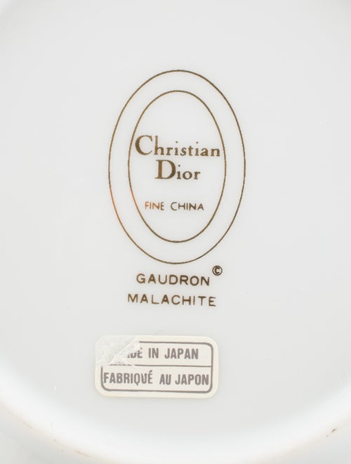 Christian Dior 4-Piece Gaudron Malachite Place Setting