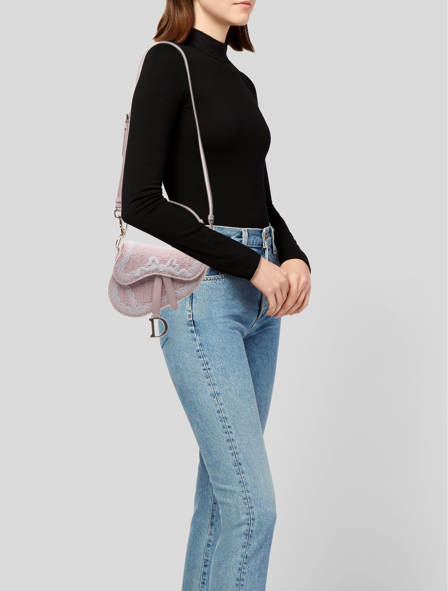 Christian Dior Jacquard Saddle w/ Tags