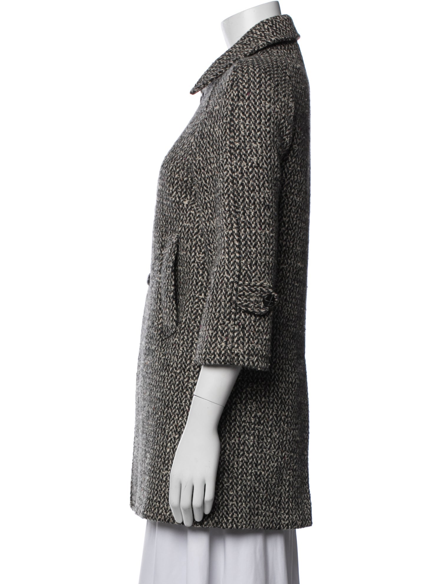 Christian Dior Vintage Jeune Homme Wool Peacoat