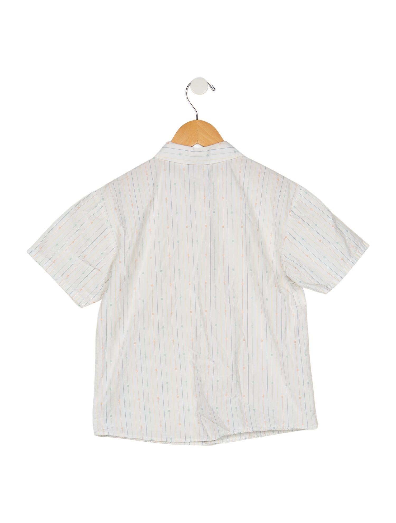 Christian Dior Striped Short Sleeve Shirt