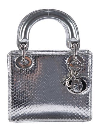 Christian Dior Mini Python Lady Dior Bag