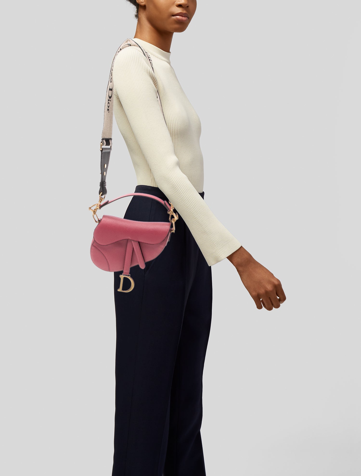 Christian Dior Leather Saddle Small