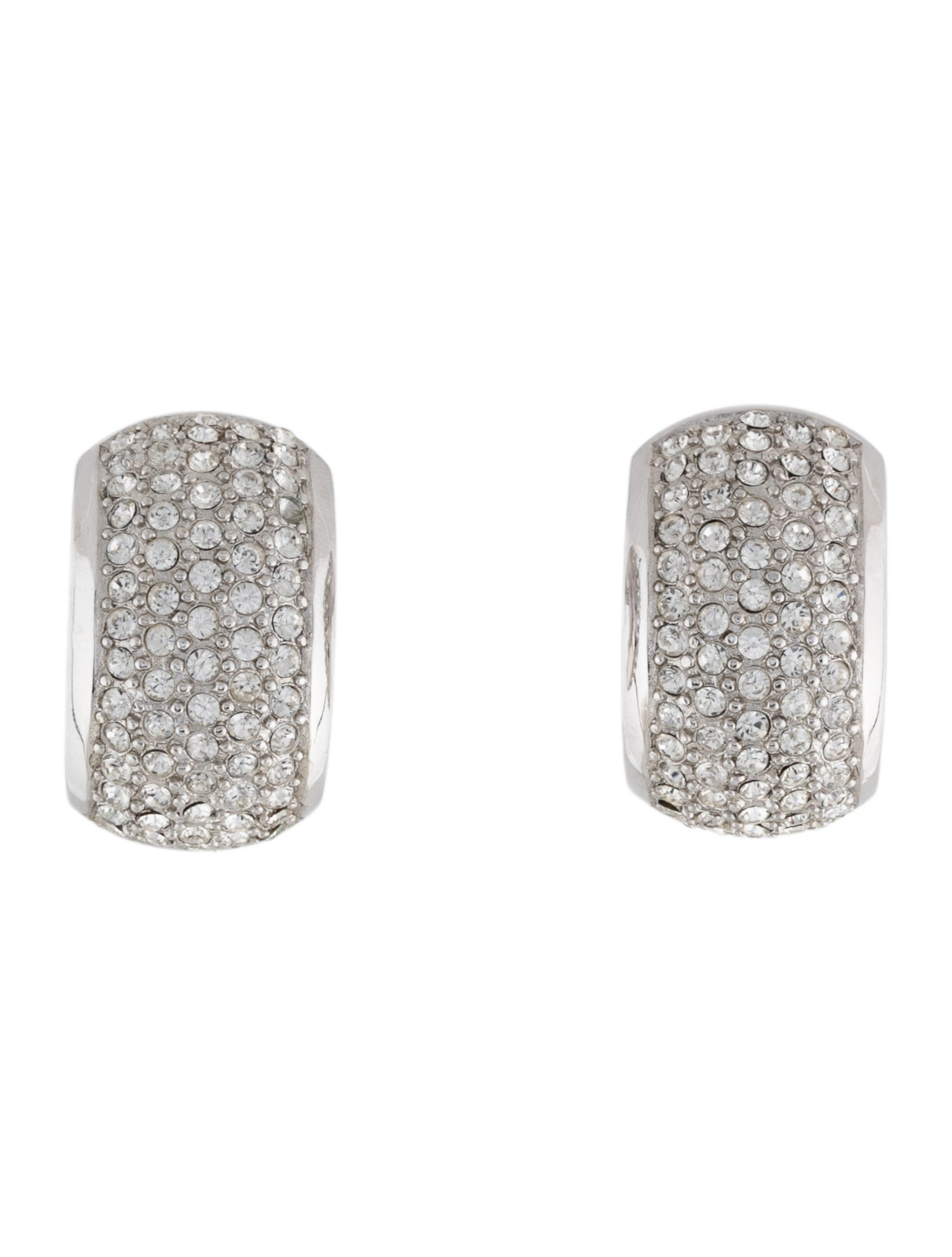 Christian Dior Vintage Crystal Drop Stud Earring