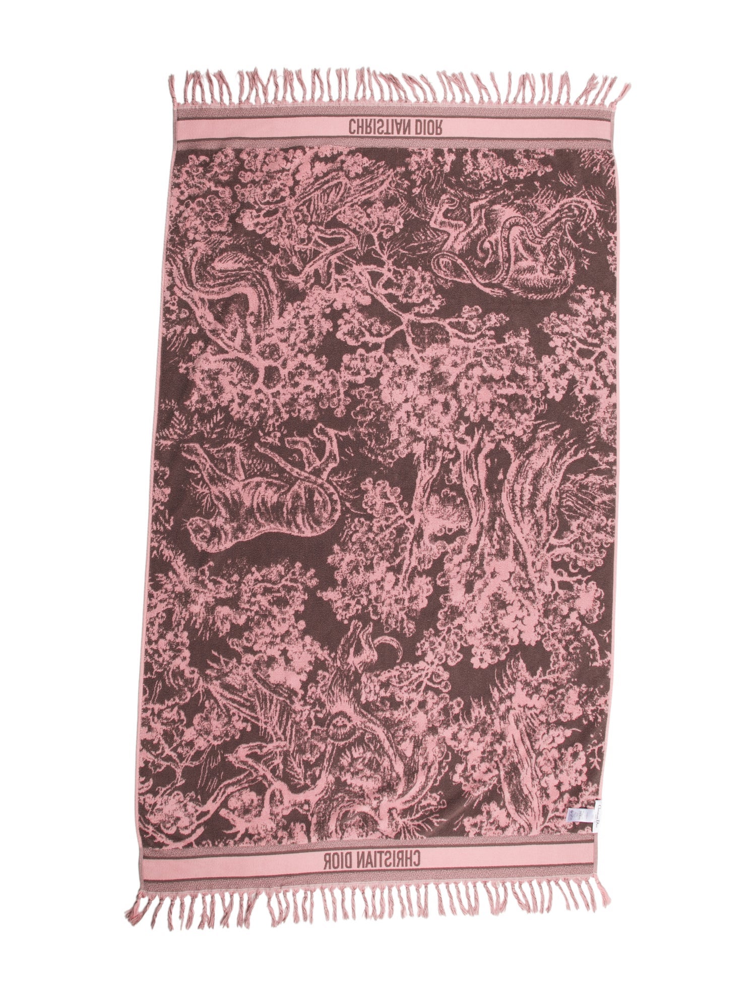 Christian Dior Dioriviera Toile de Jouy Sauvage Beach Towel