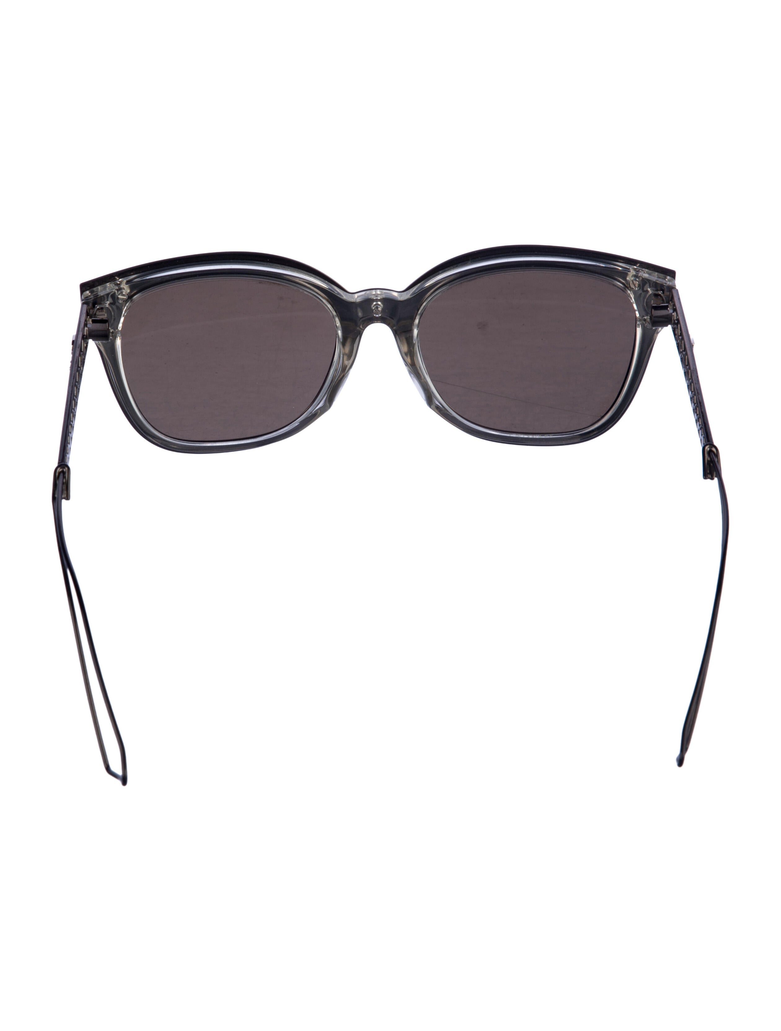 Bottega Veneta Cat-Eye Mirrored Sunglasses - Gold Sunglasses