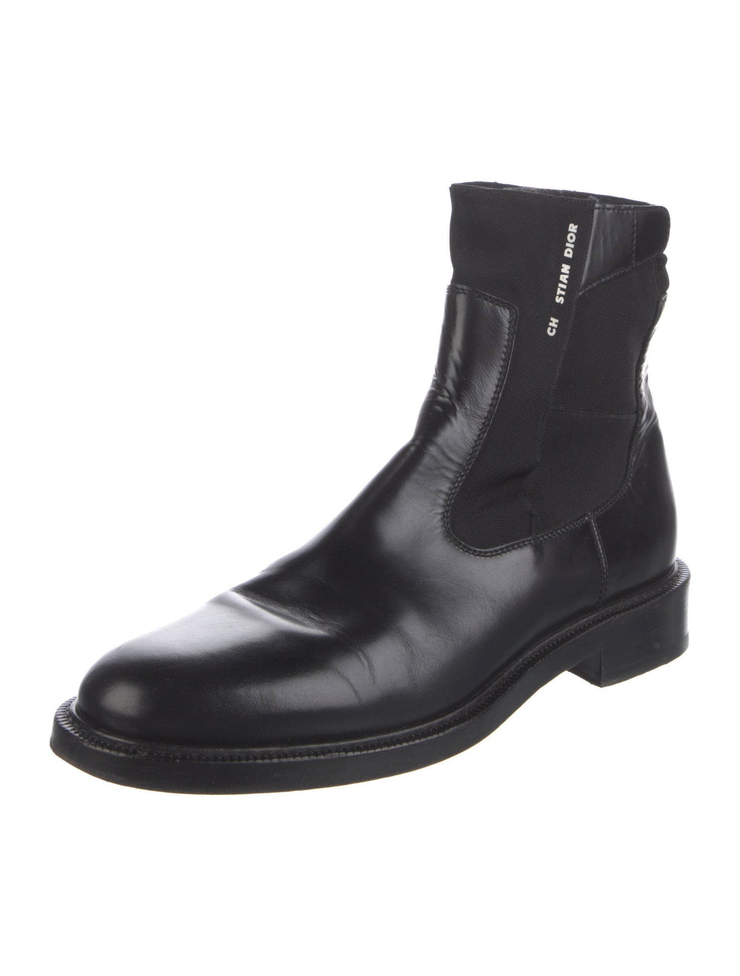 Christian Dior Leather Chelsea Boots