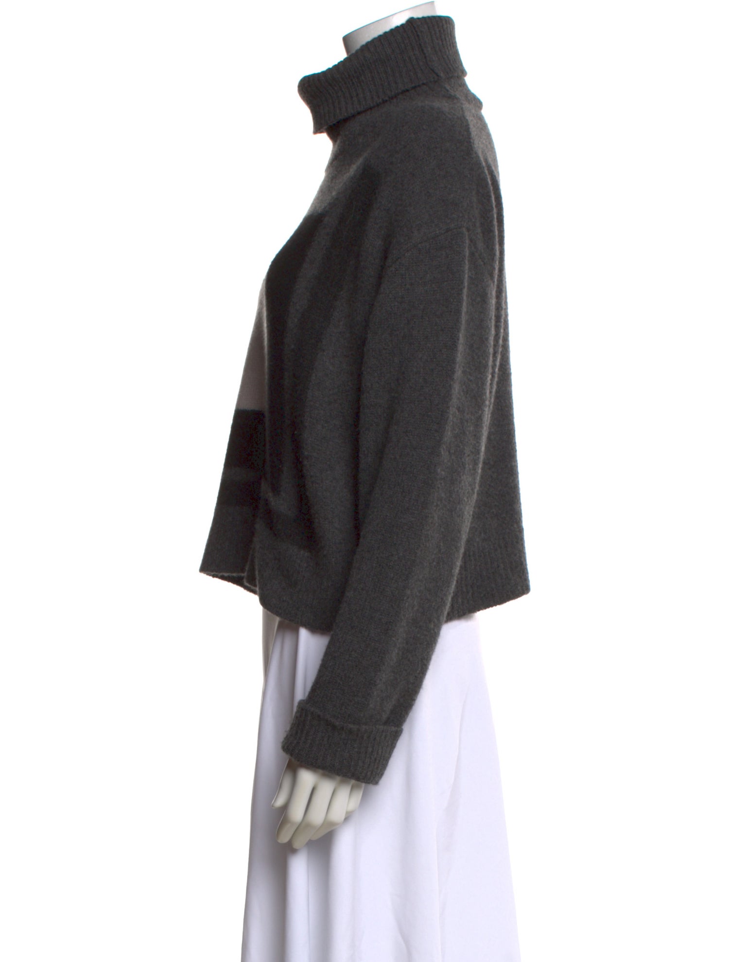 Christian Dior Cashmere Colorblock Pattern Sweater