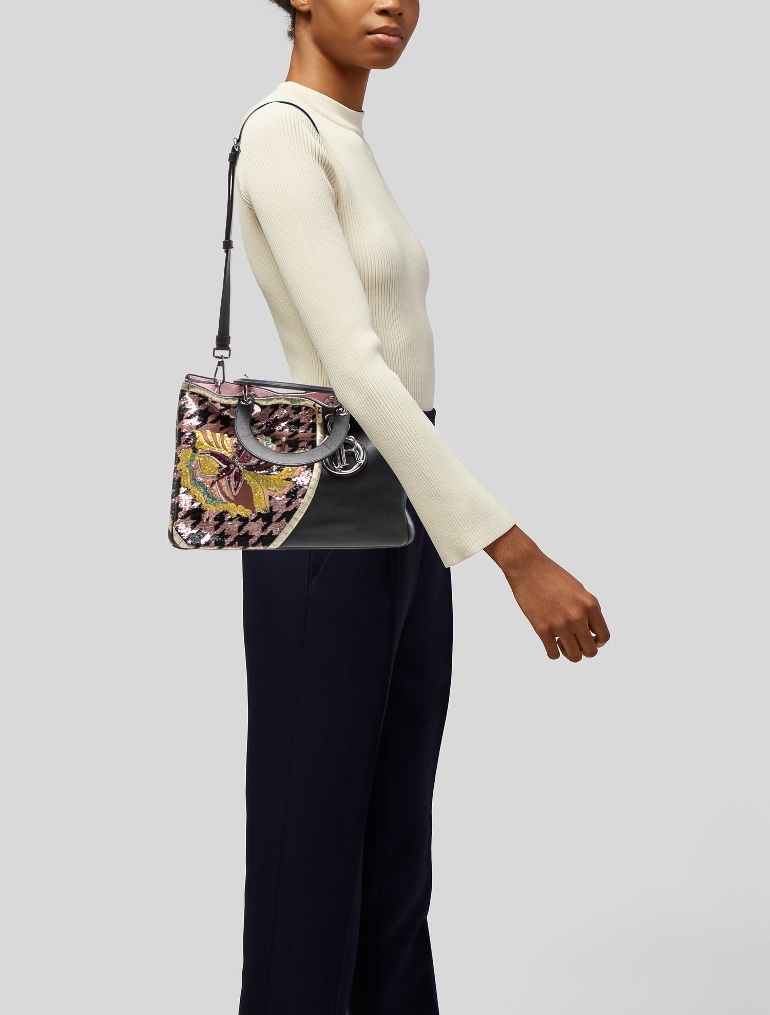 Christian Dior Mini Astrology Lady Dior Bag - Neutrals Handle Bags