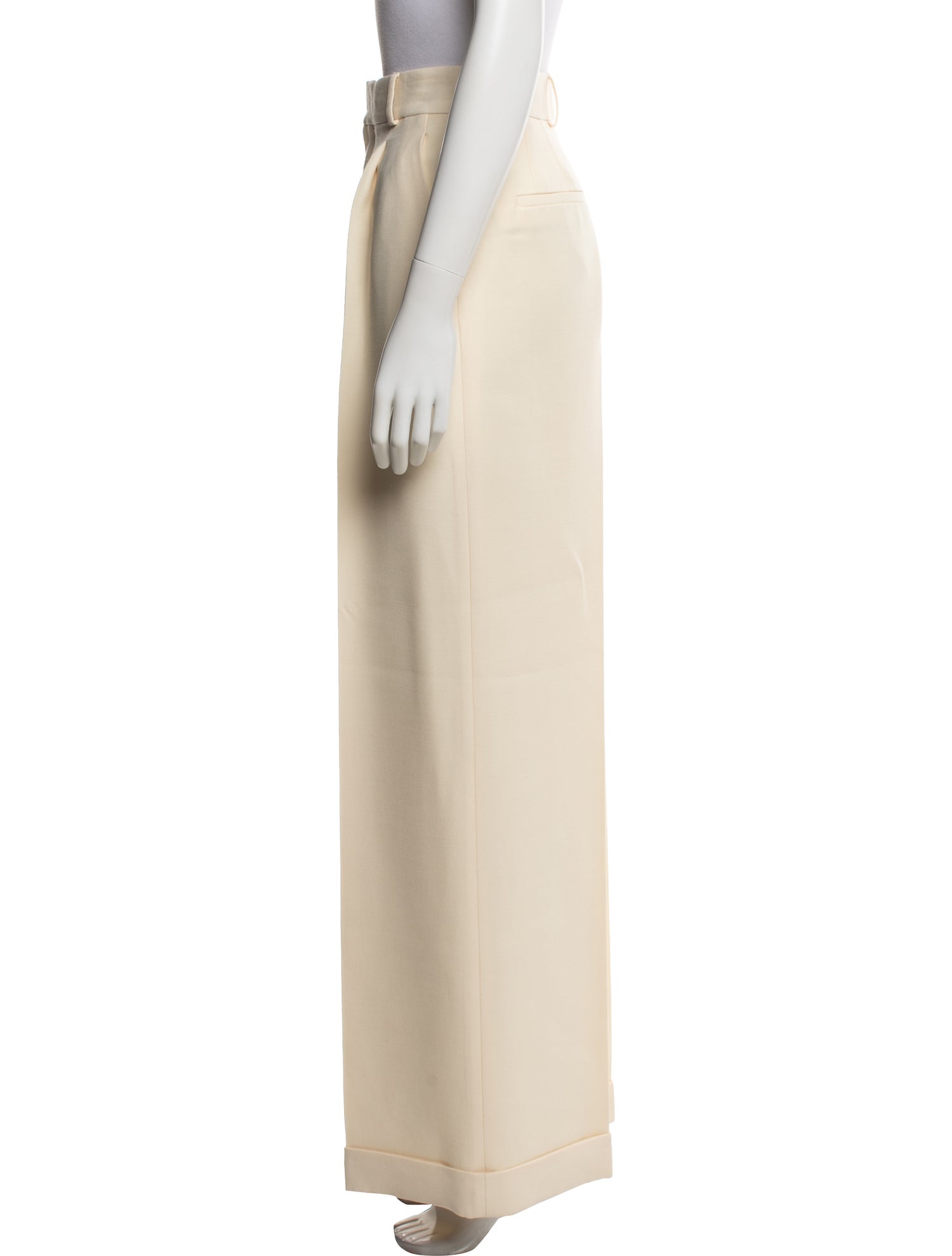 Christian Dior Wool Wide Leg Pants
