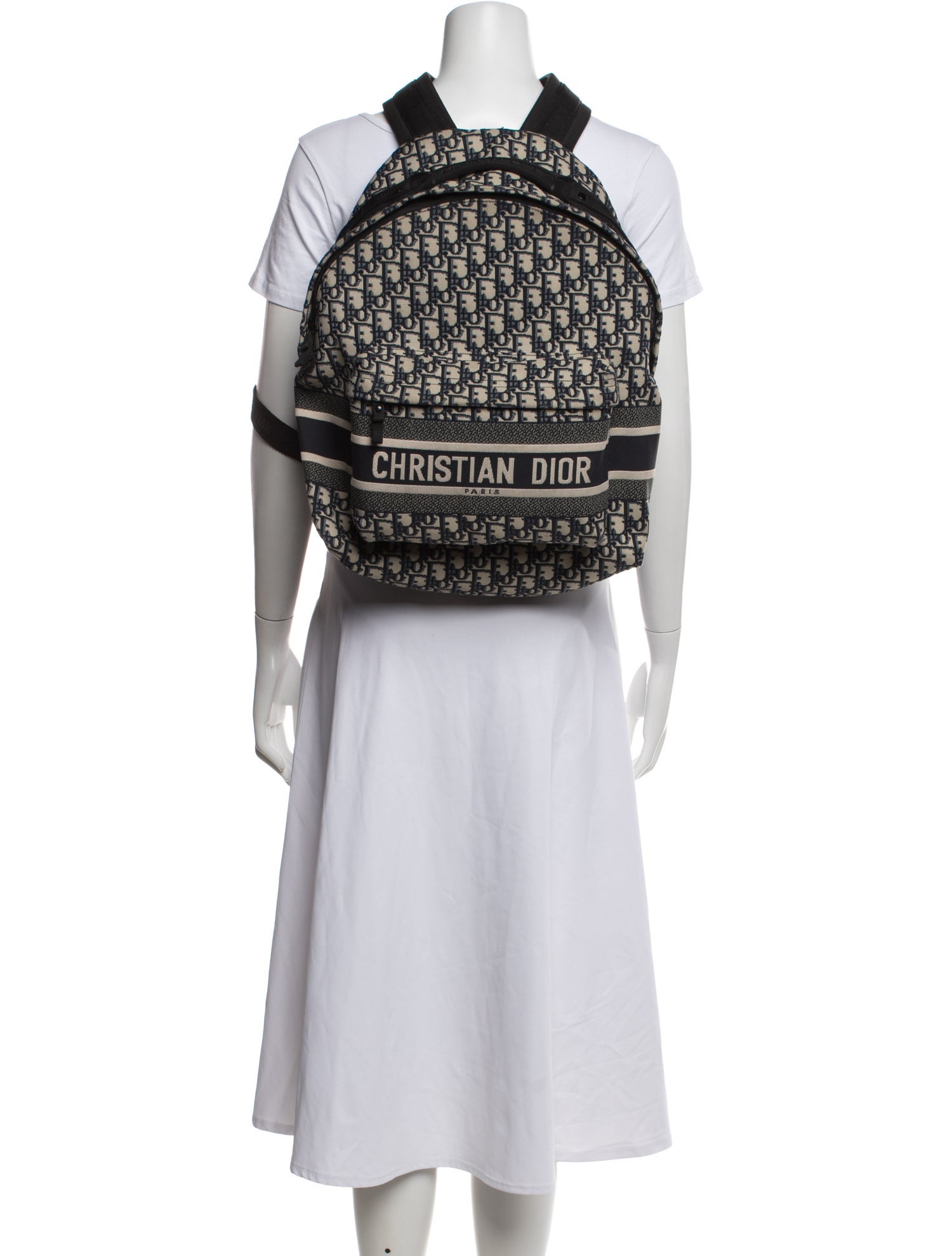 Christian Dior Oblique Jacquard DiorTravel - Blue Backpacks