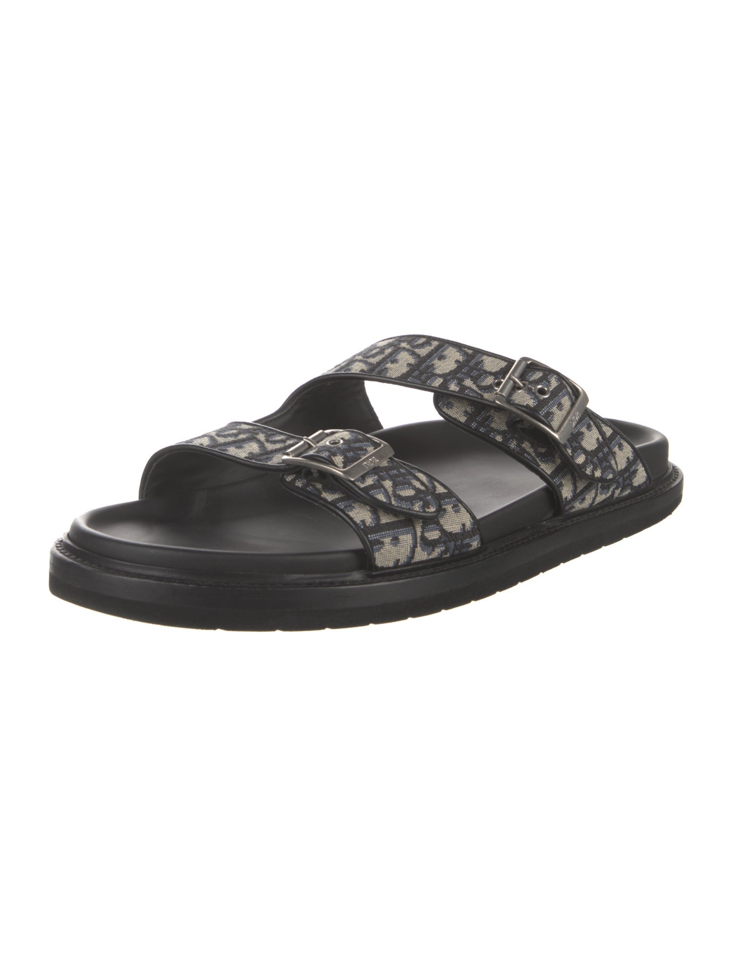 Christian Dior Oblique Jacquard Canvas Sandals