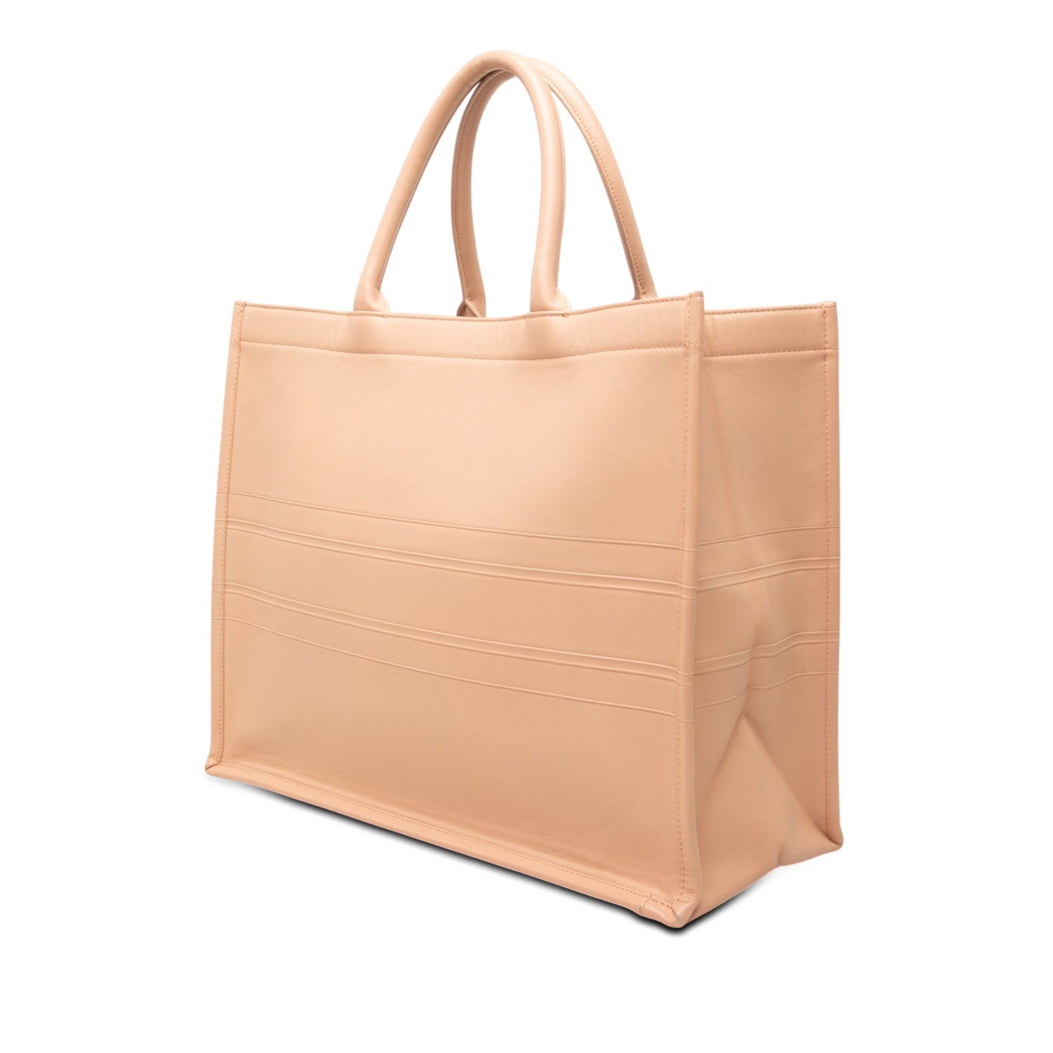 Christian Dior Large Embossed Calfskin Book Tote