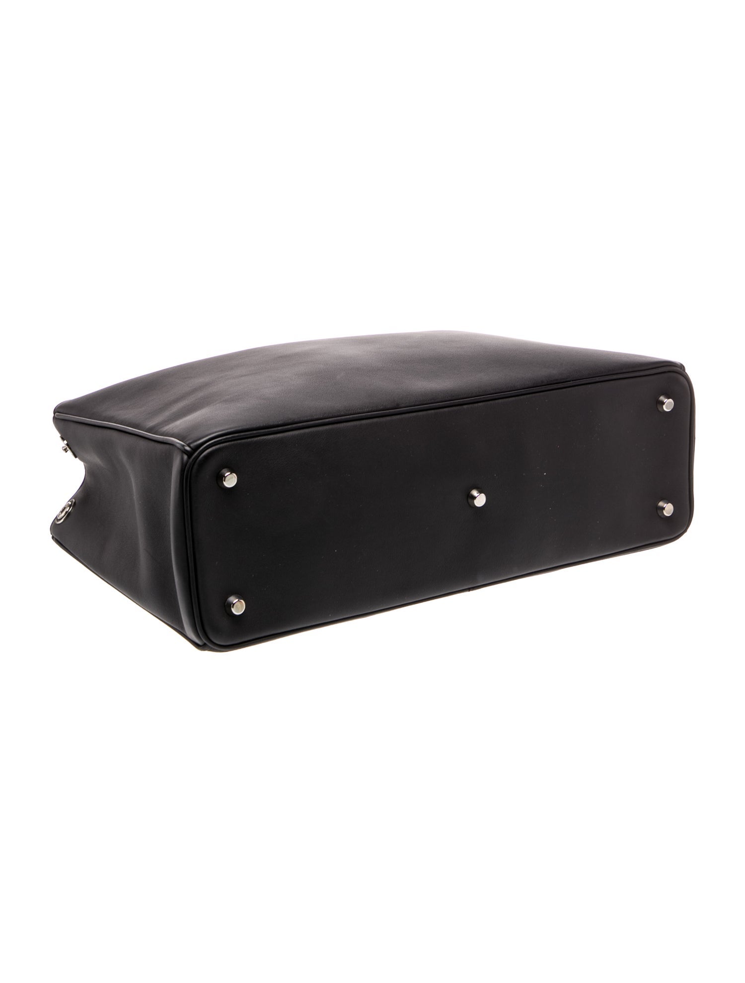 Christian Dior Leather Diorissimo Large - Black Handle Bags