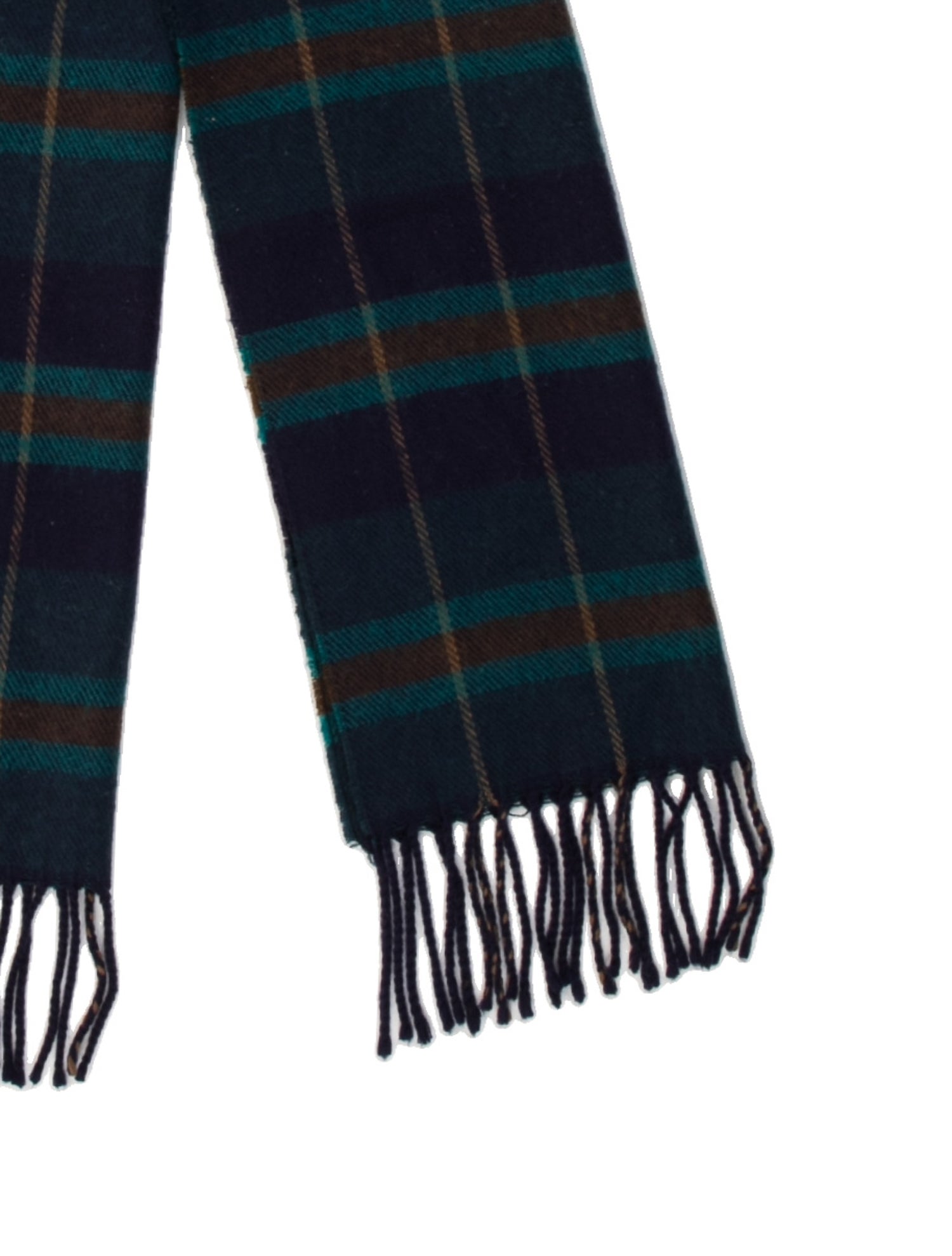 Christian Dior Cashmere Striped Scarf