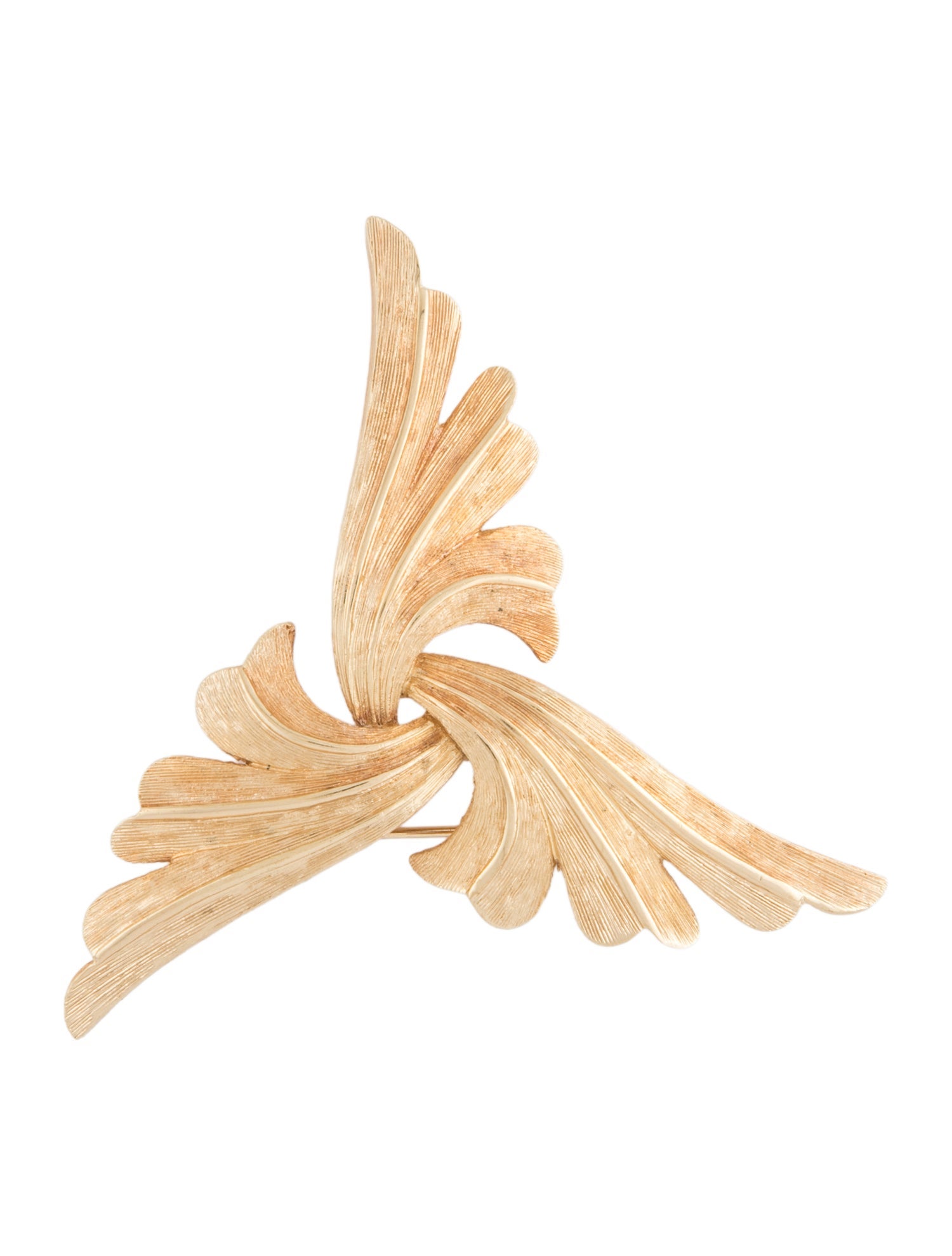 Christian Dior Vintage Brushed Wing Brooch