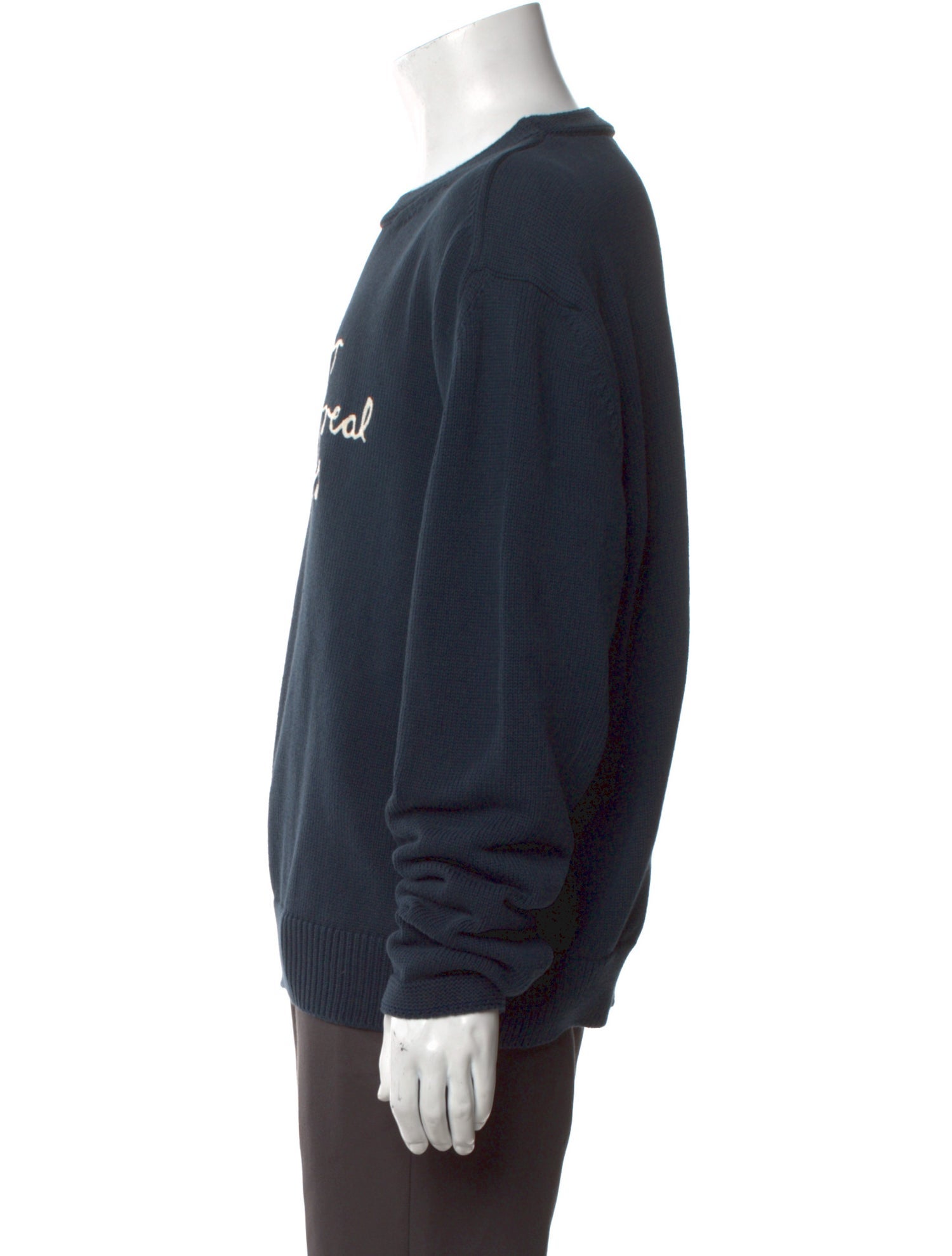 Bella Freud Wool Psychoanalysis Knit Sweater - Black Sweaters