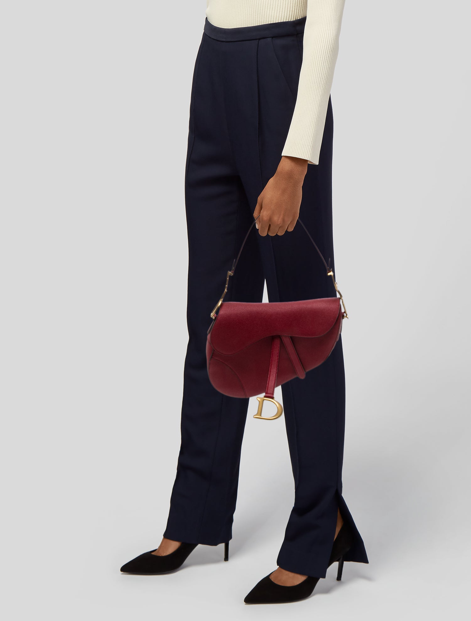 Christian Dior Patent Cannage New Lock Flap Bag - Black Shoulder