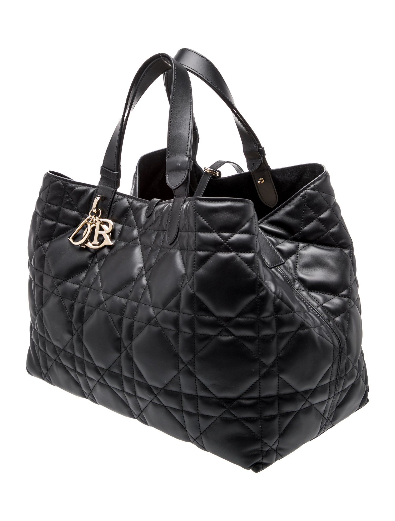 Christian Dior Cannage Lady Dior Large 2024 - Black Totes