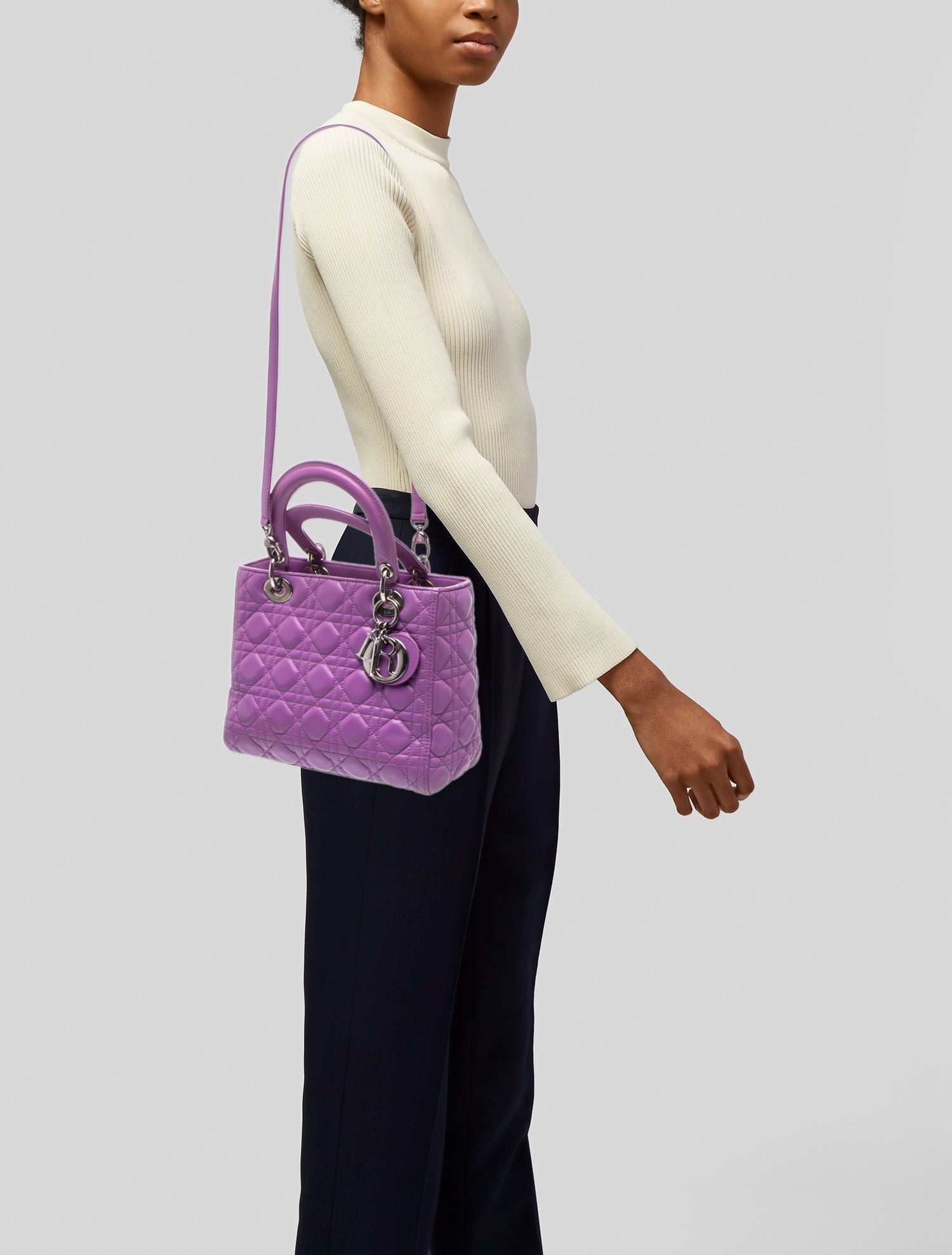 Christian Dior Cannage Lady Dior Medium