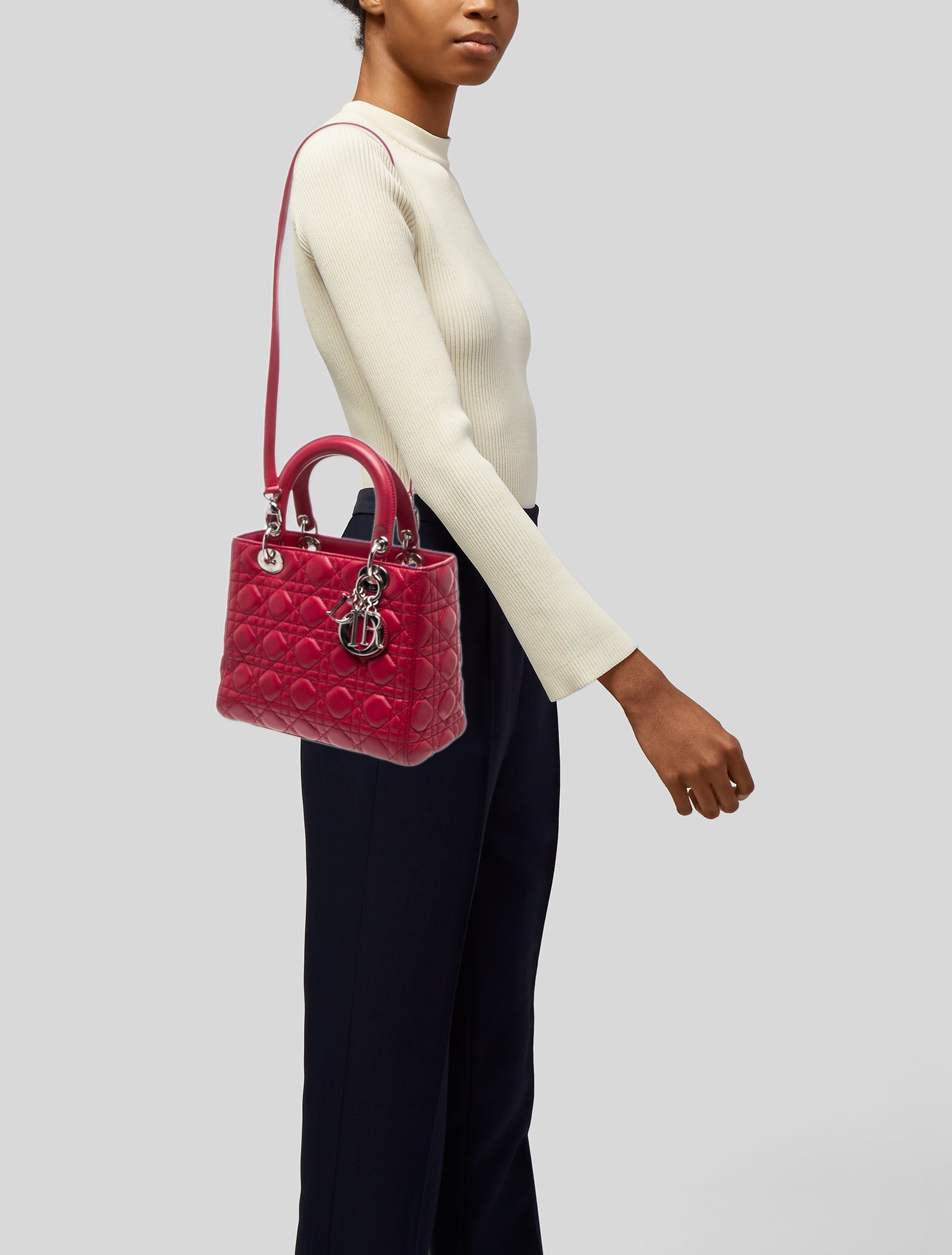 Christian Dior Cannage Lady Dior Medium