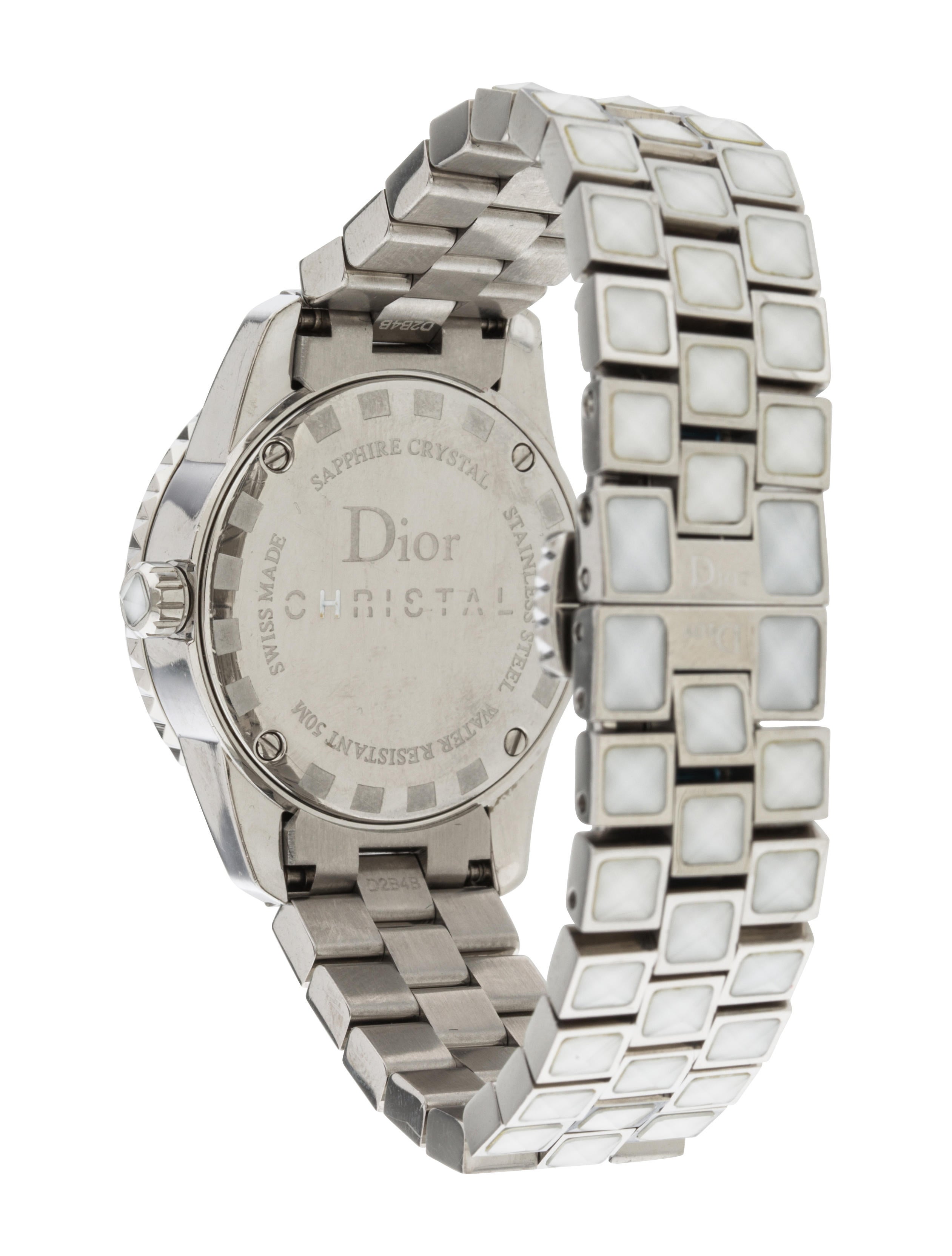 Christian Dior Christal Watch Bracelet CHR61229 The RealReal