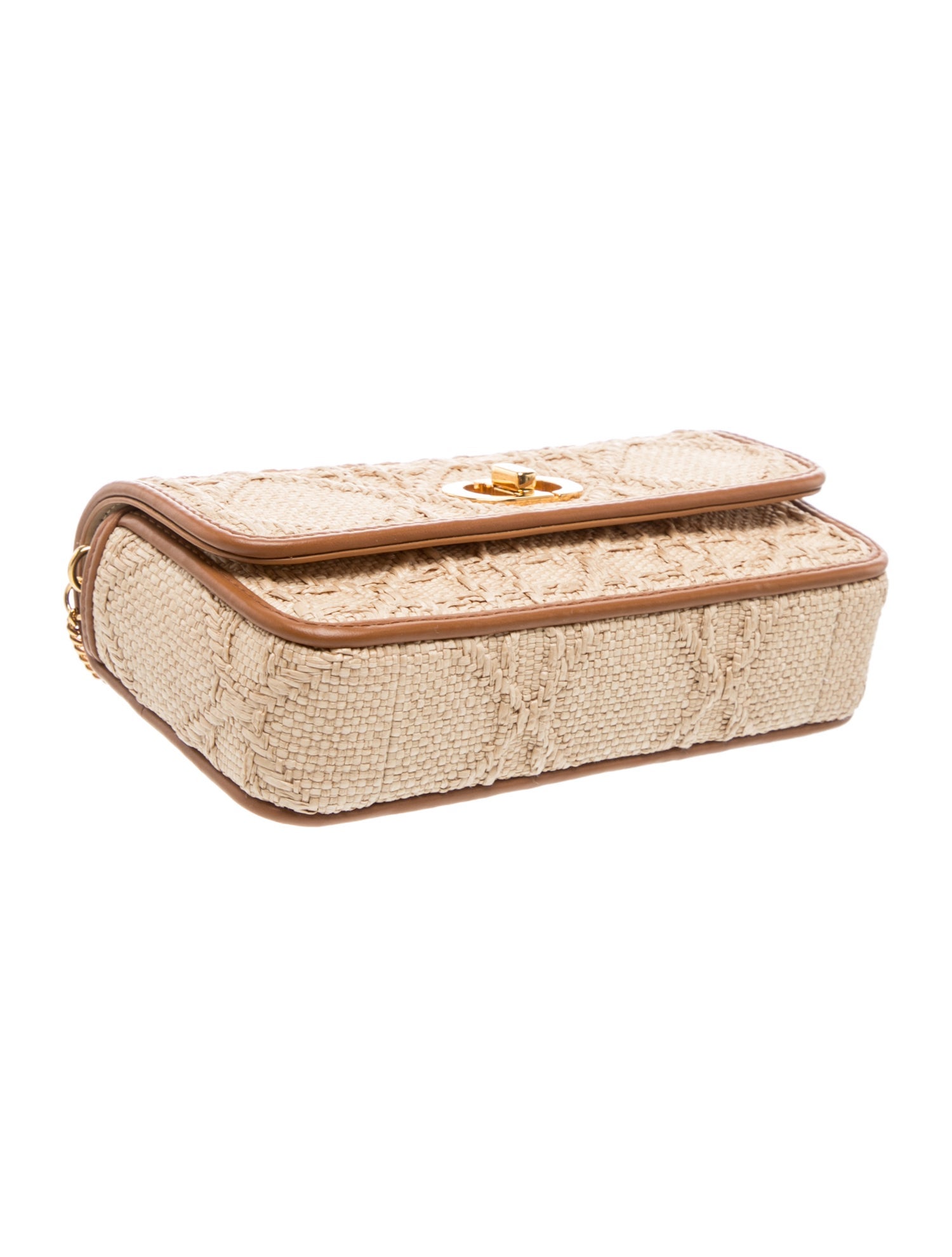 Christian Dior Raffia Caro 2025 - Neutrals Crossbody Bags