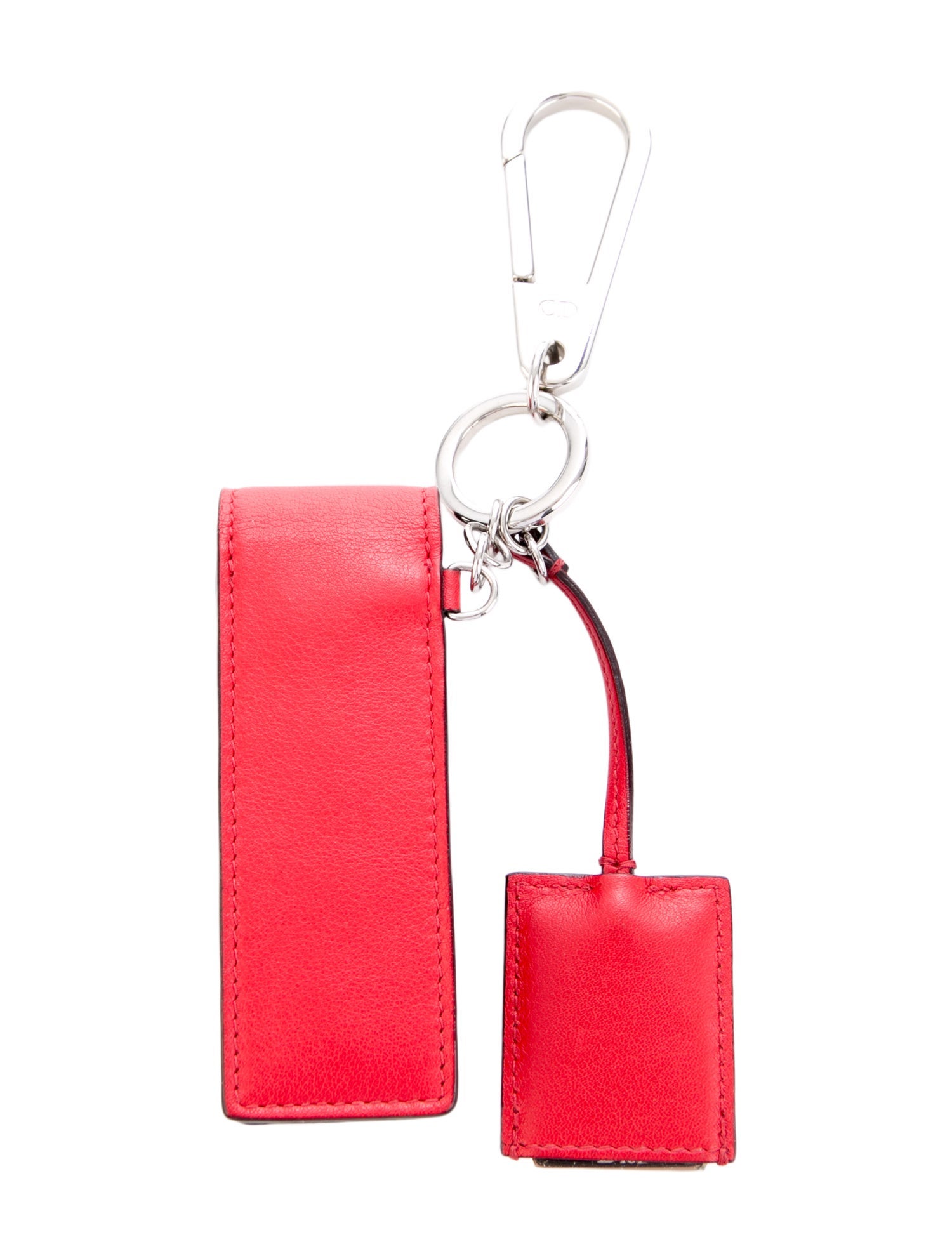 Christian Dior Lipstick Case Keychain - Red Keychains, Accessories