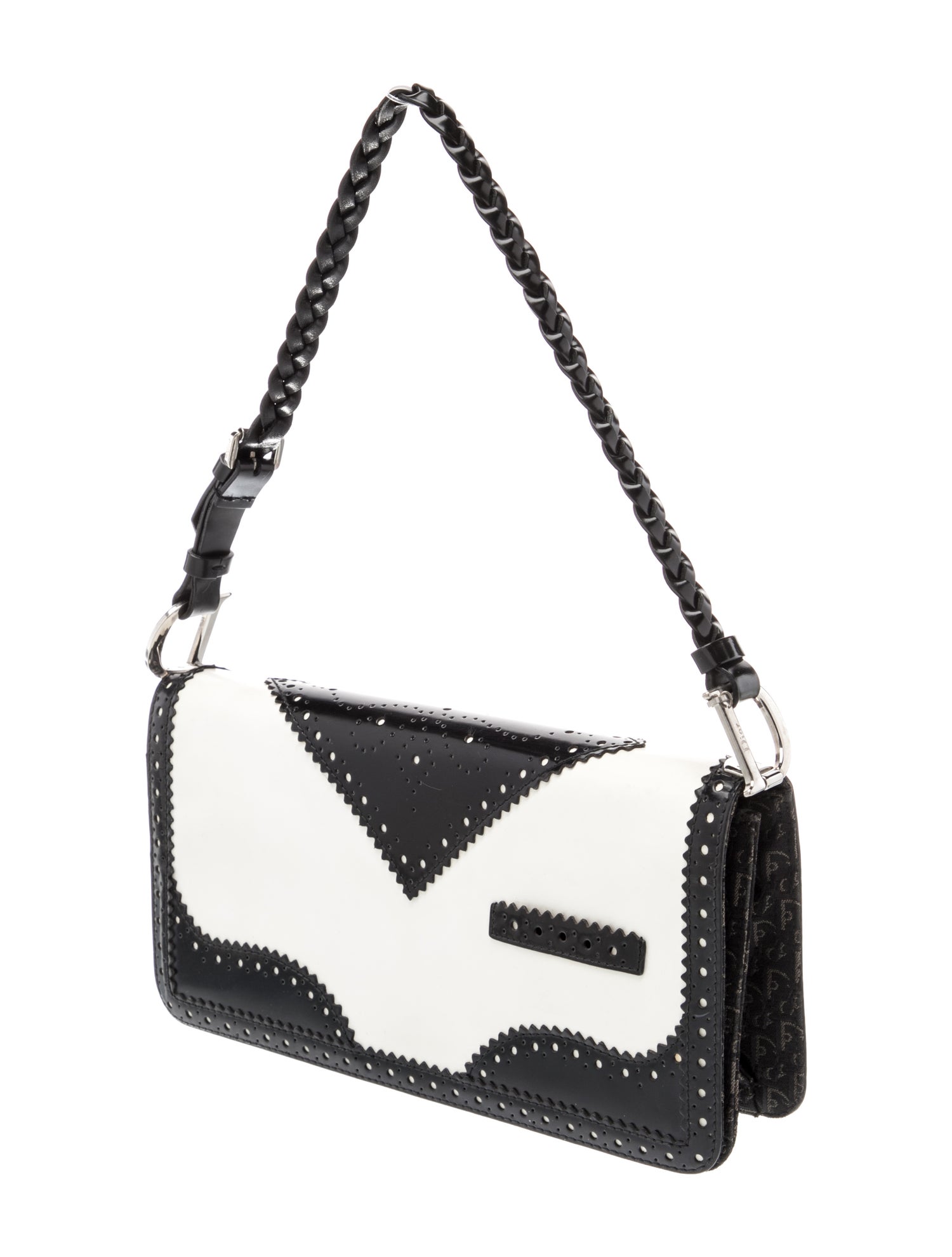 Christian Dior Leather D'Trick - Black Shoulder Bags, Handbags